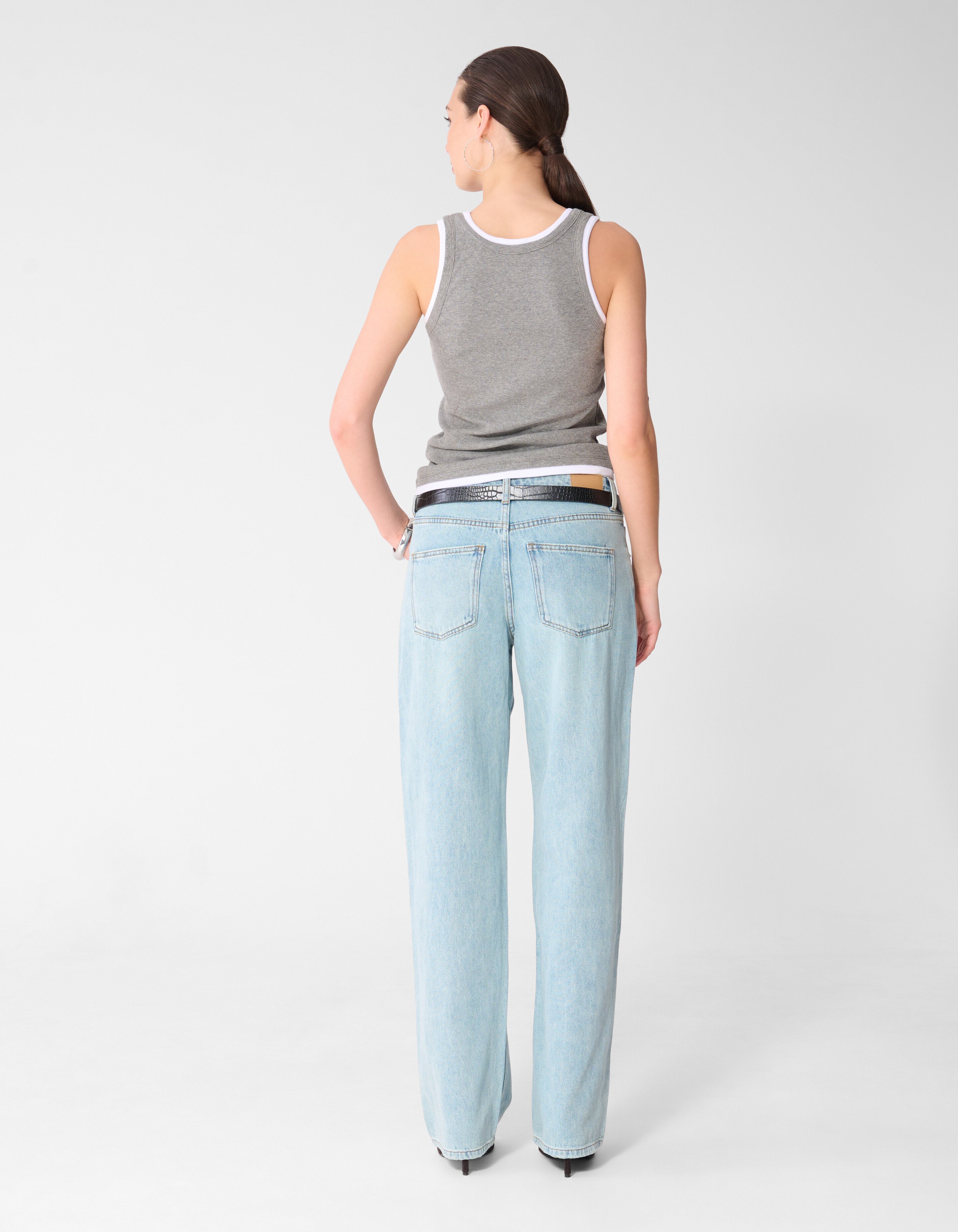 Soft Straight Fit Jeans Bleached SHOEBY WOMEN