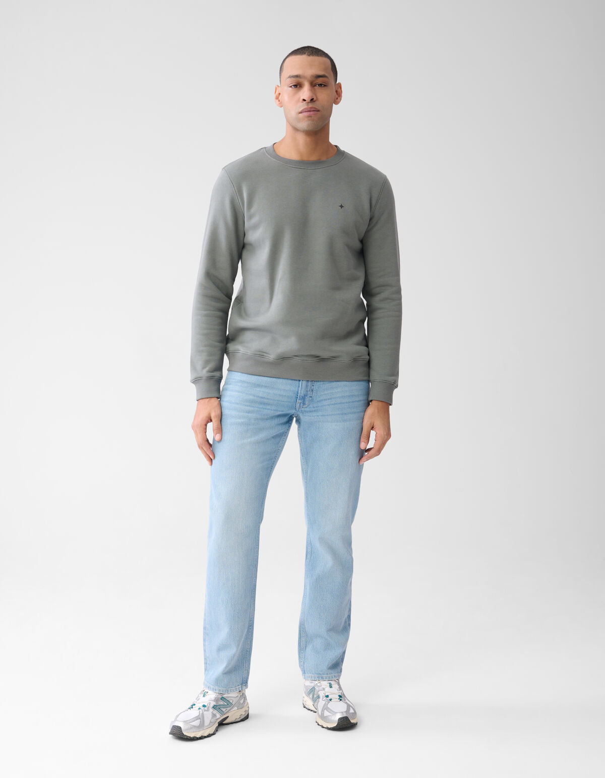 Sparkle Sweater Donkergroen SHOEBY MEN