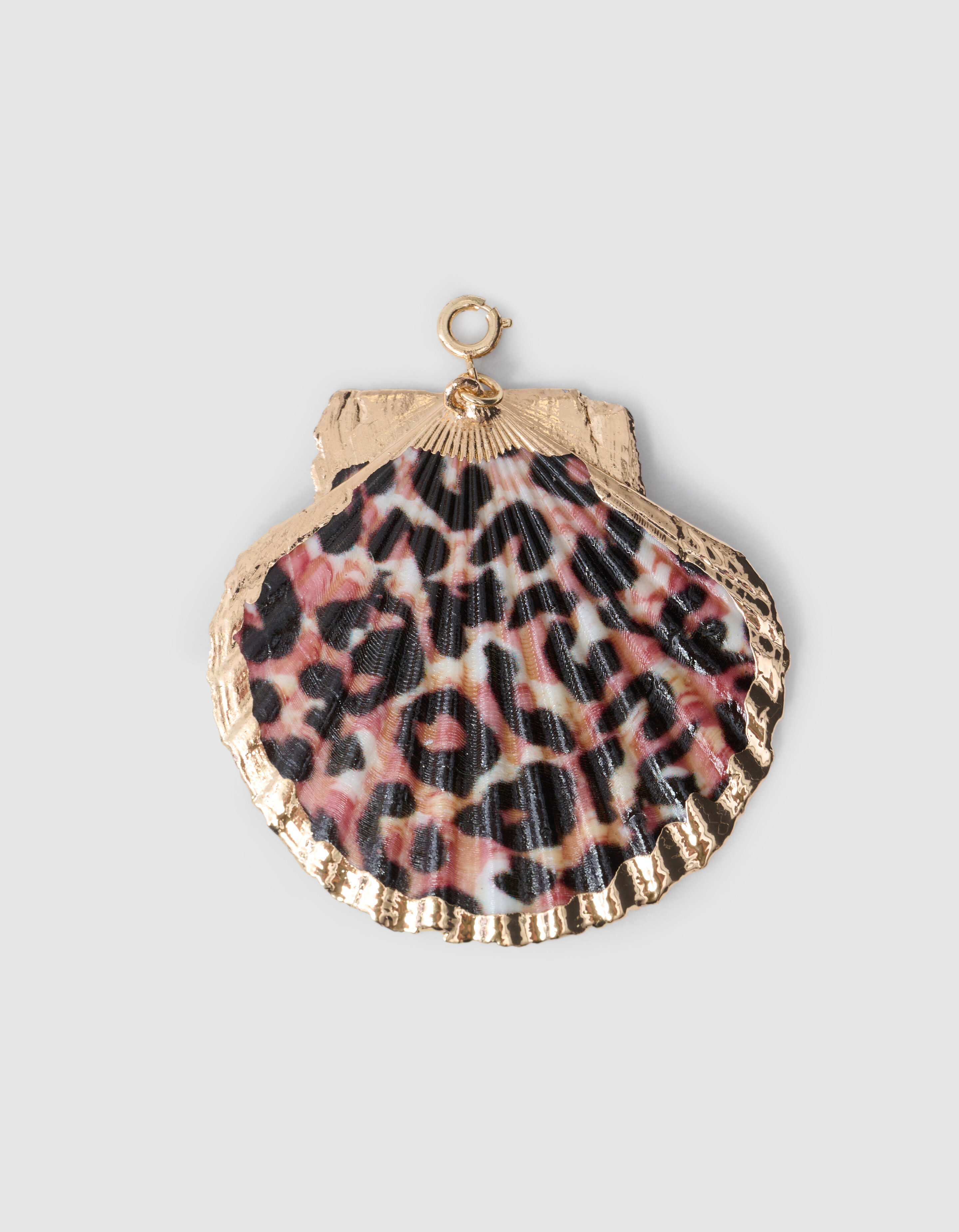 Leopard Schelp Bedel Bruin SHOEBY ACCESSOIRES