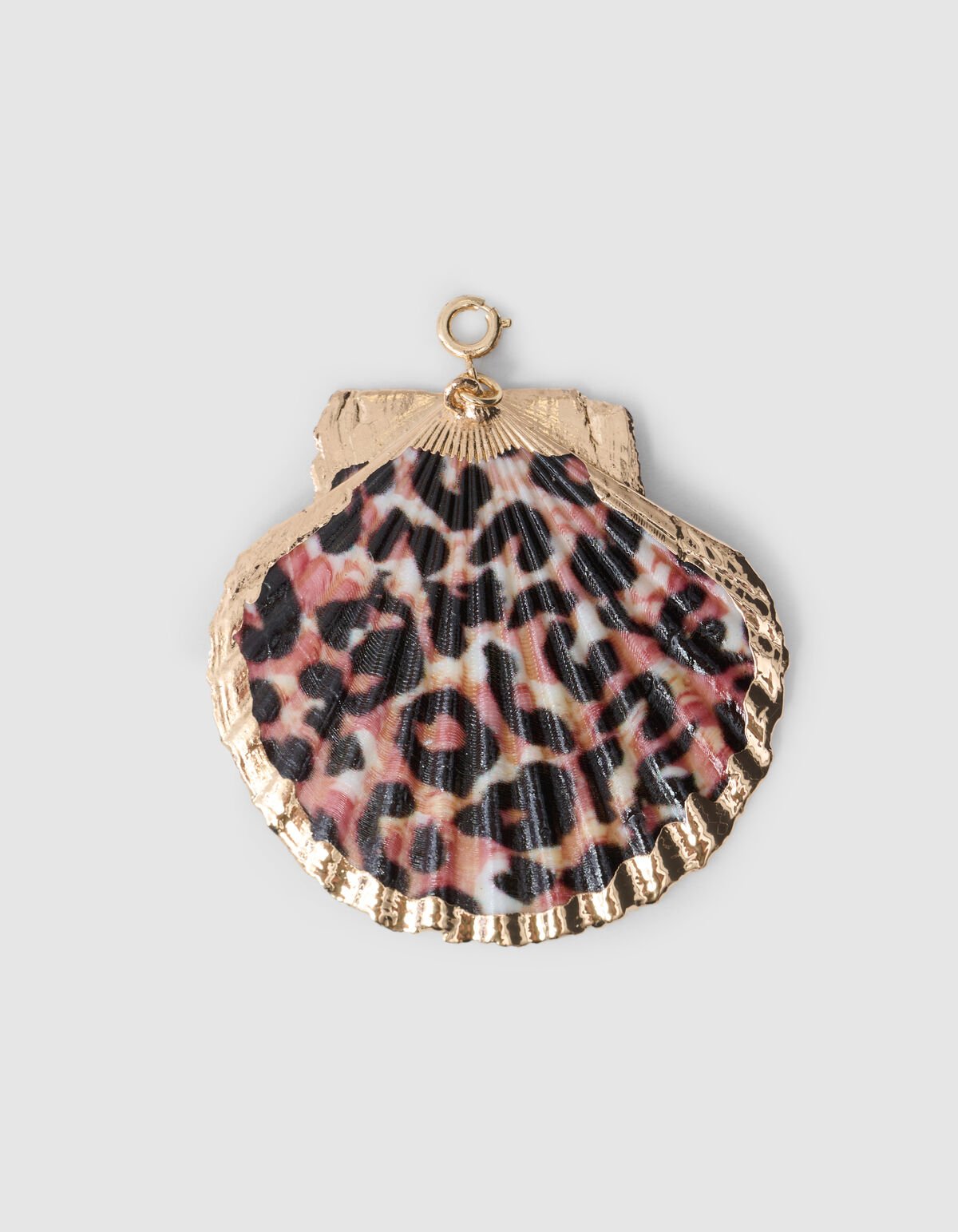 Leopard Schelp Bedel Bruin SHOEBY ACCESSOIRES