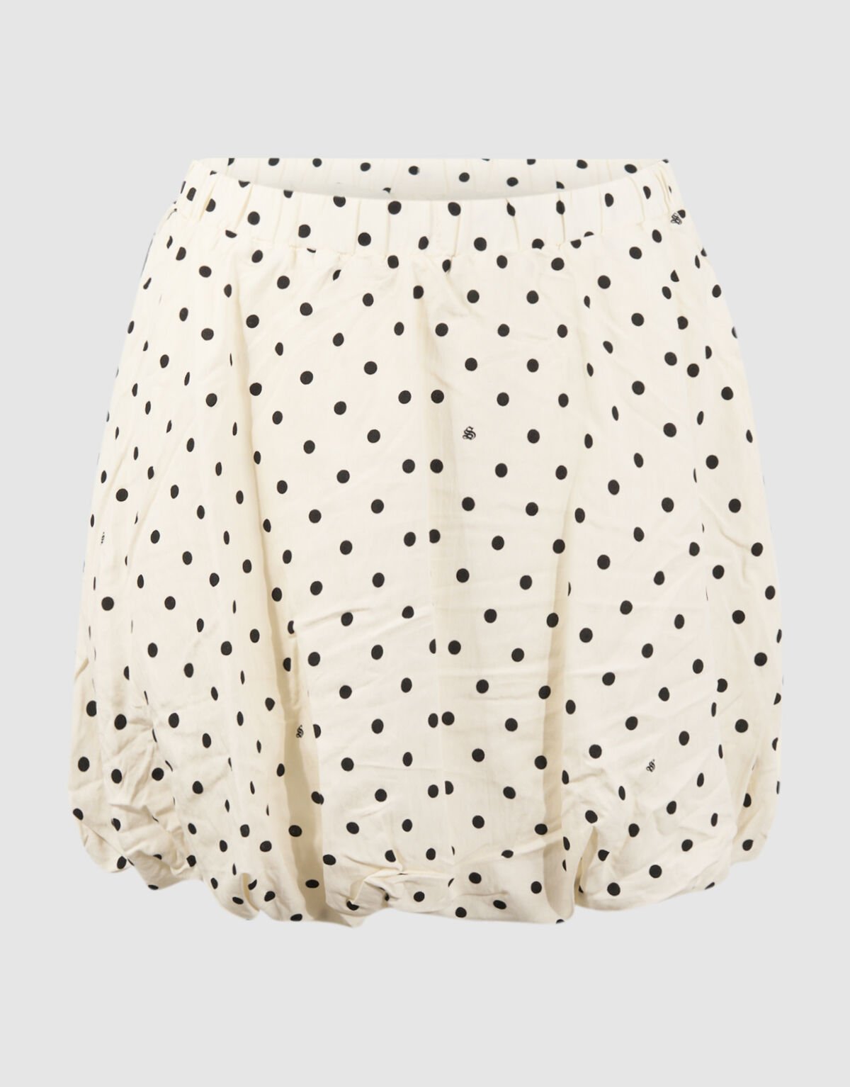 Polkadot Mini Rok Gebroken Wit SHOEBY WOMEN