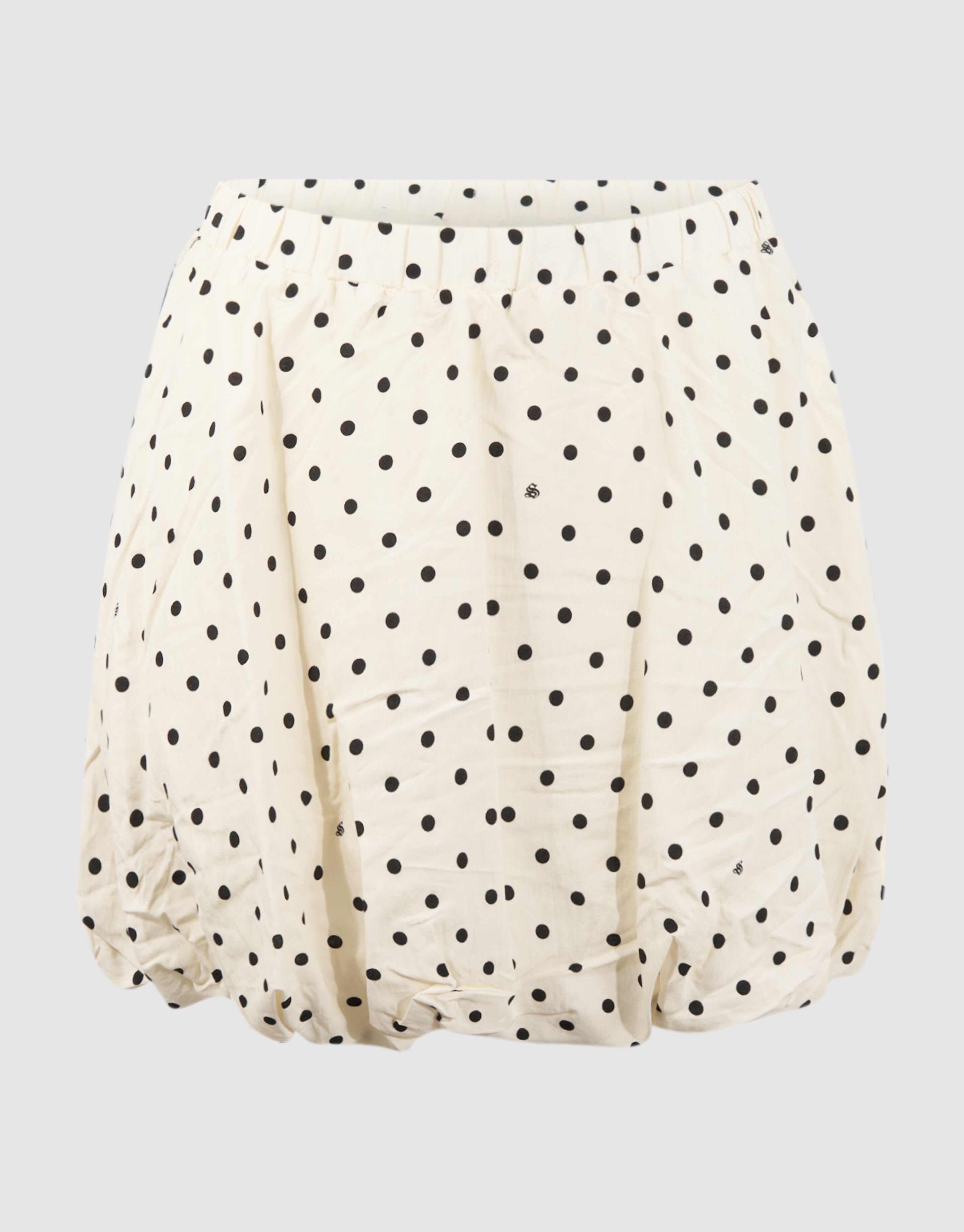 Polkadot Mini Rok Gebroken Wit SHOEBY WOMEN