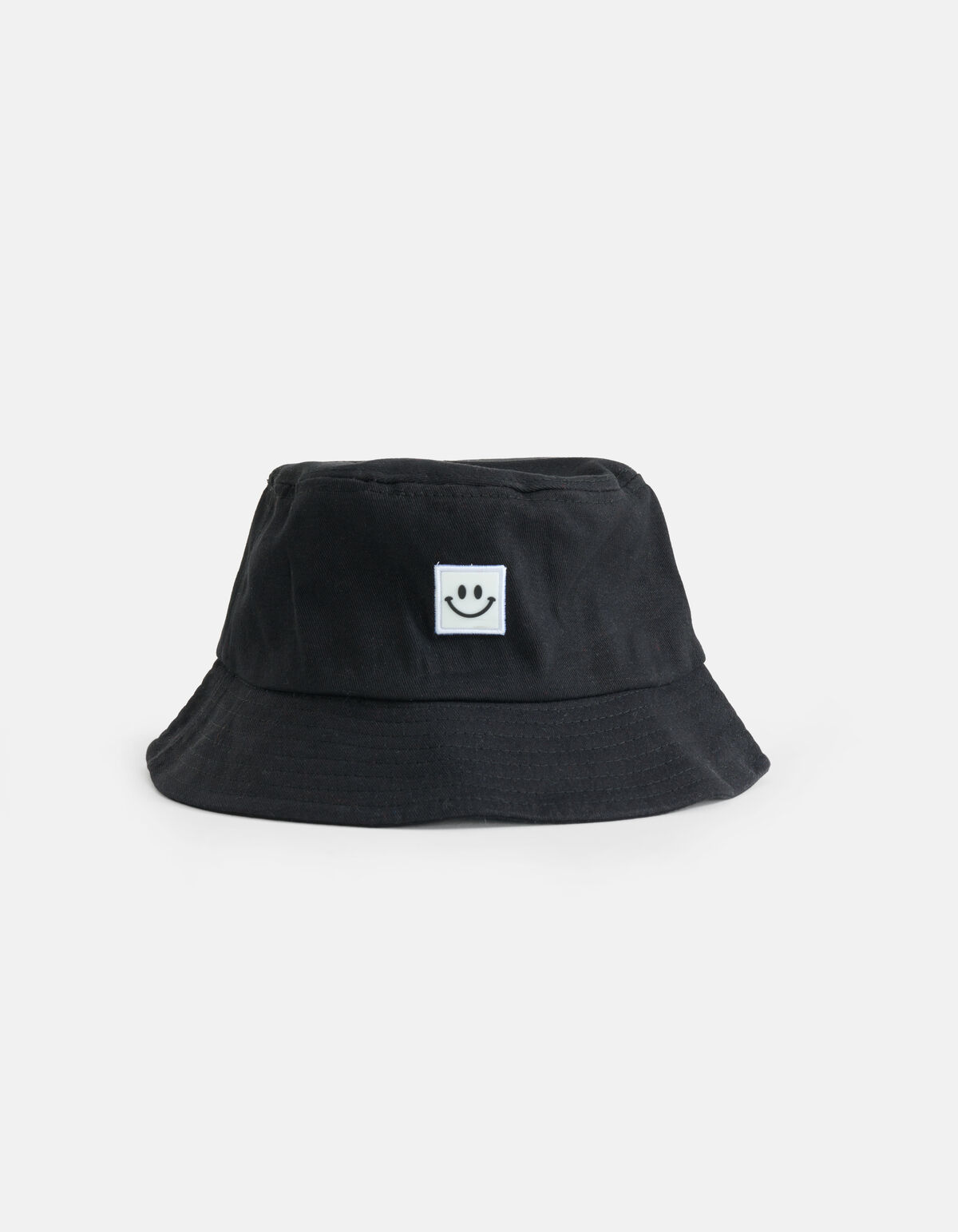 Smiley Bucket Hoed Zwart SHOEBY ACCESSOIRES
