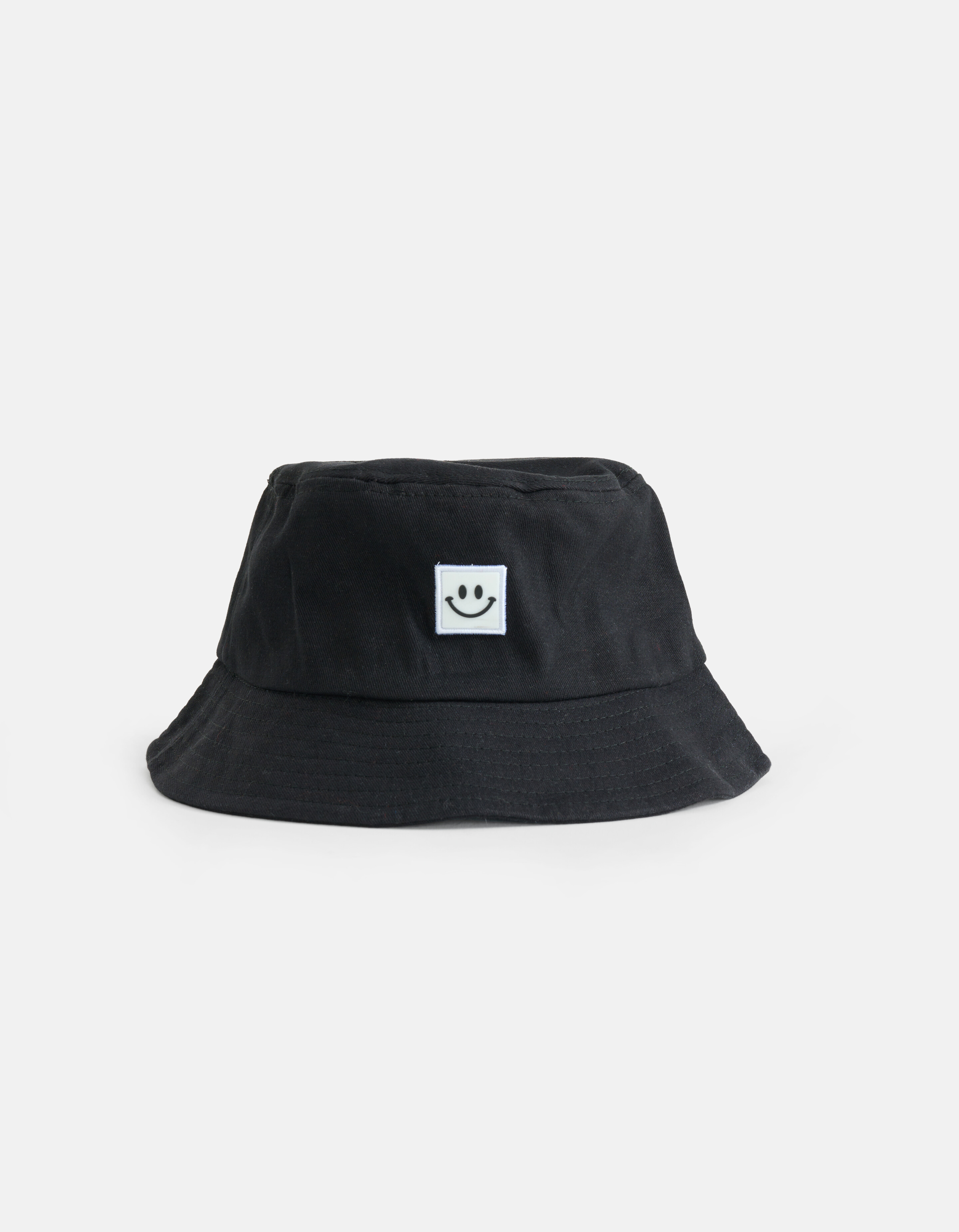 Smiley Bucket Hoed Zwart SHOEBY ACCESSOIRES
