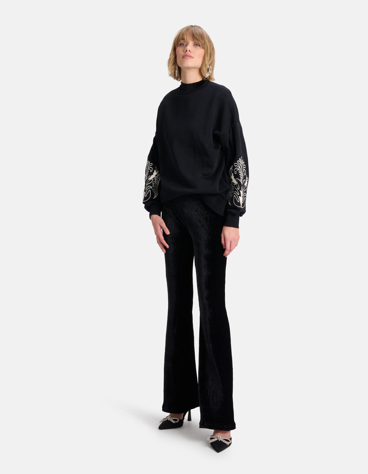 Velvet Broek Zwart SHOEBY WOMEN