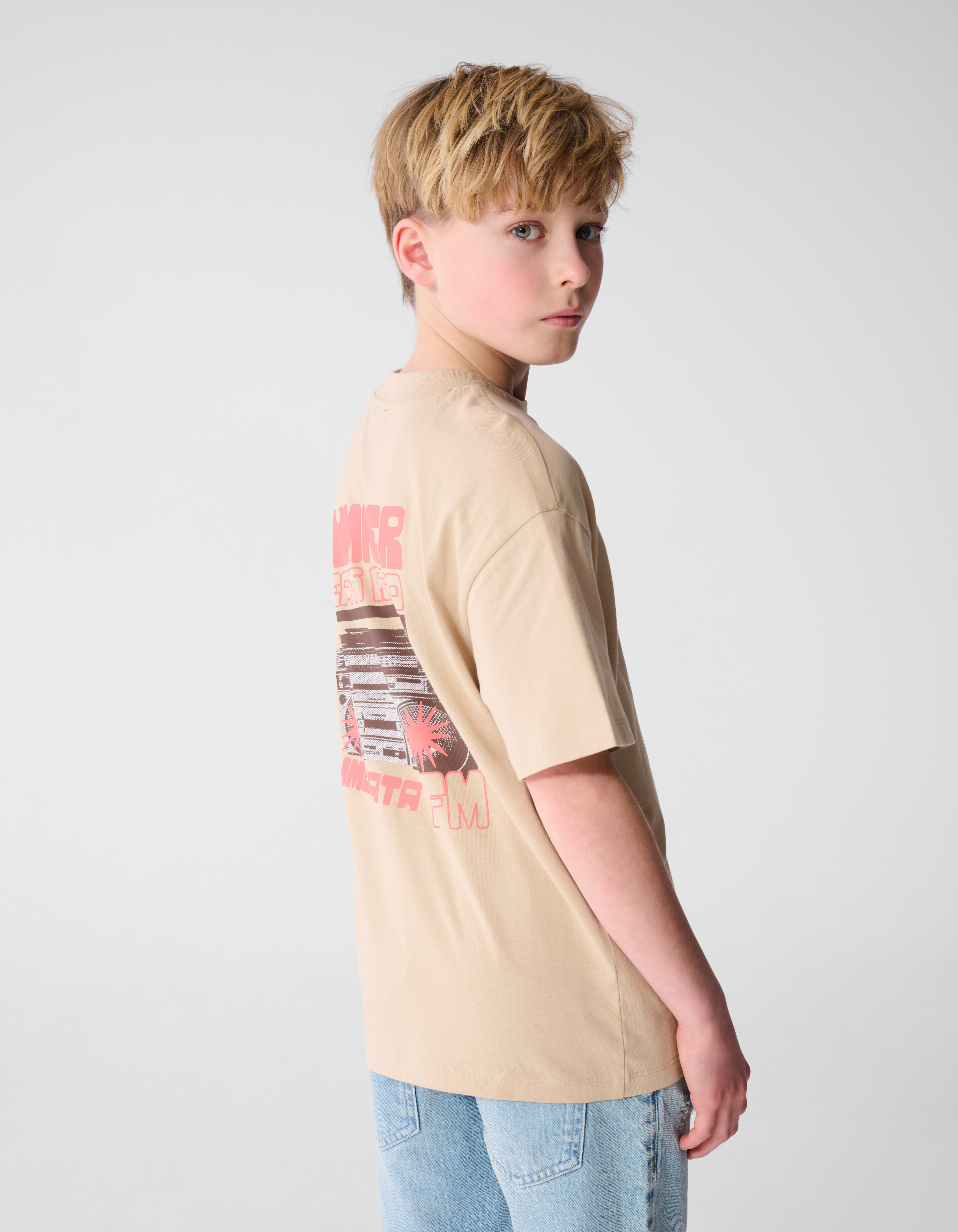 Limonata Artwork T-shirt Zand SHOEBY BOYS