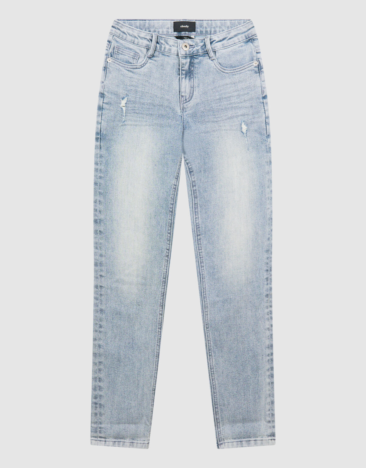 Tapered Fit Jeans Grijs SHOEBY BOYS