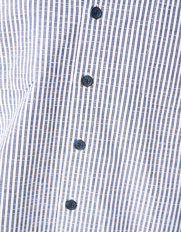 Pinstripe Overshirt Blauw SHOEBY MEN