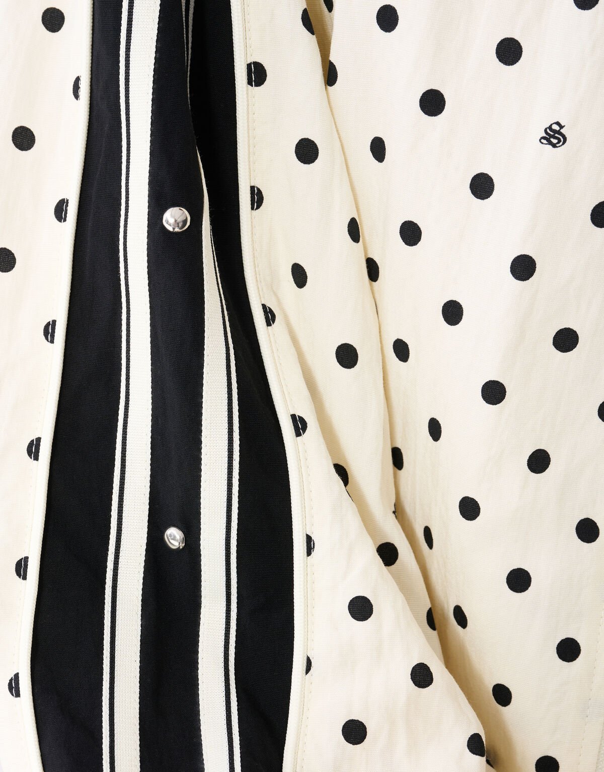 Oversized Polkadot Jack Gebroken Wit SHOEBY WOMEN