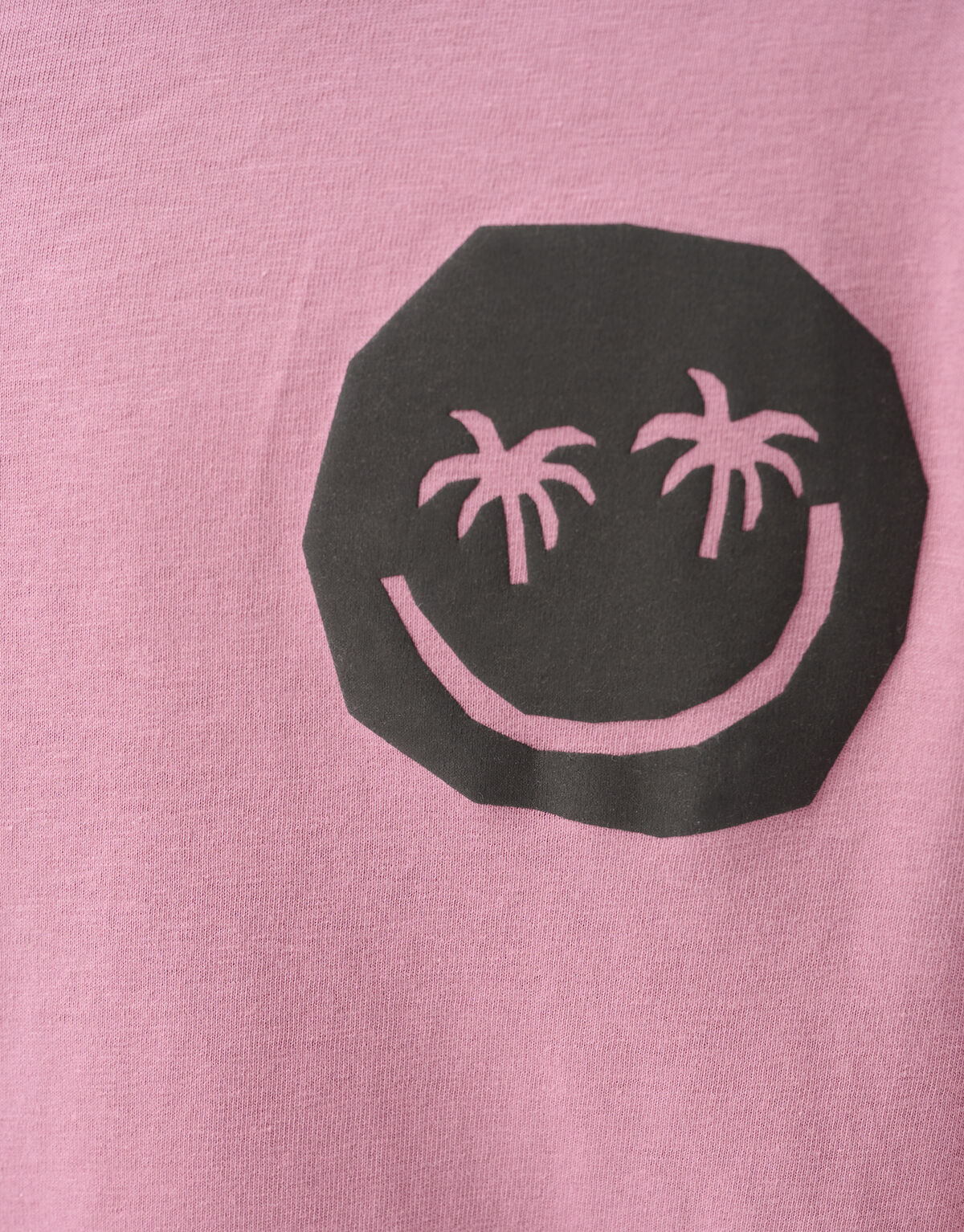Smiley Palm T-shirt Lichtroze SHOEBY BOYS