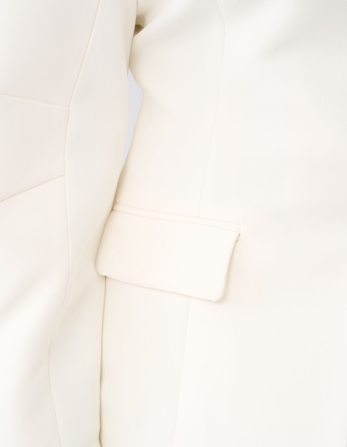 Egg Shaped Blazer Gebroken Wit SHOEBY WOMEN