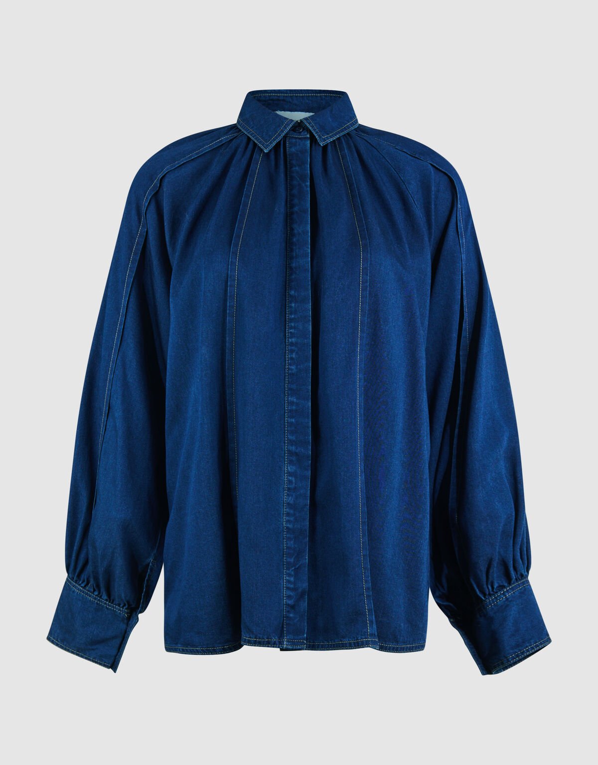 Stitch Blouse Blauw By Mieke SHOEBY WOMEN
