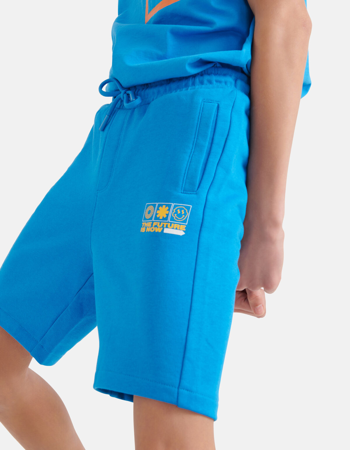 Printed Short Blauw SHOEBY BOYS