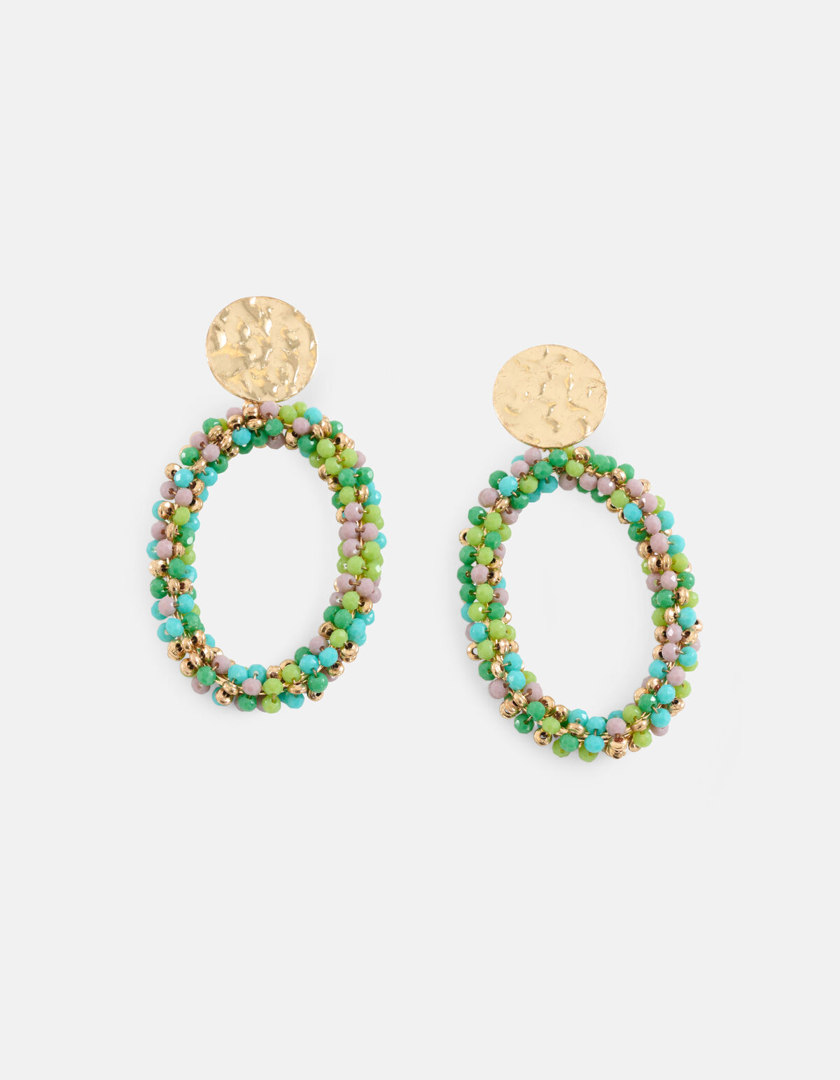 Beaded Oorbellen Blauw SHOEBY ACCESSOIRES