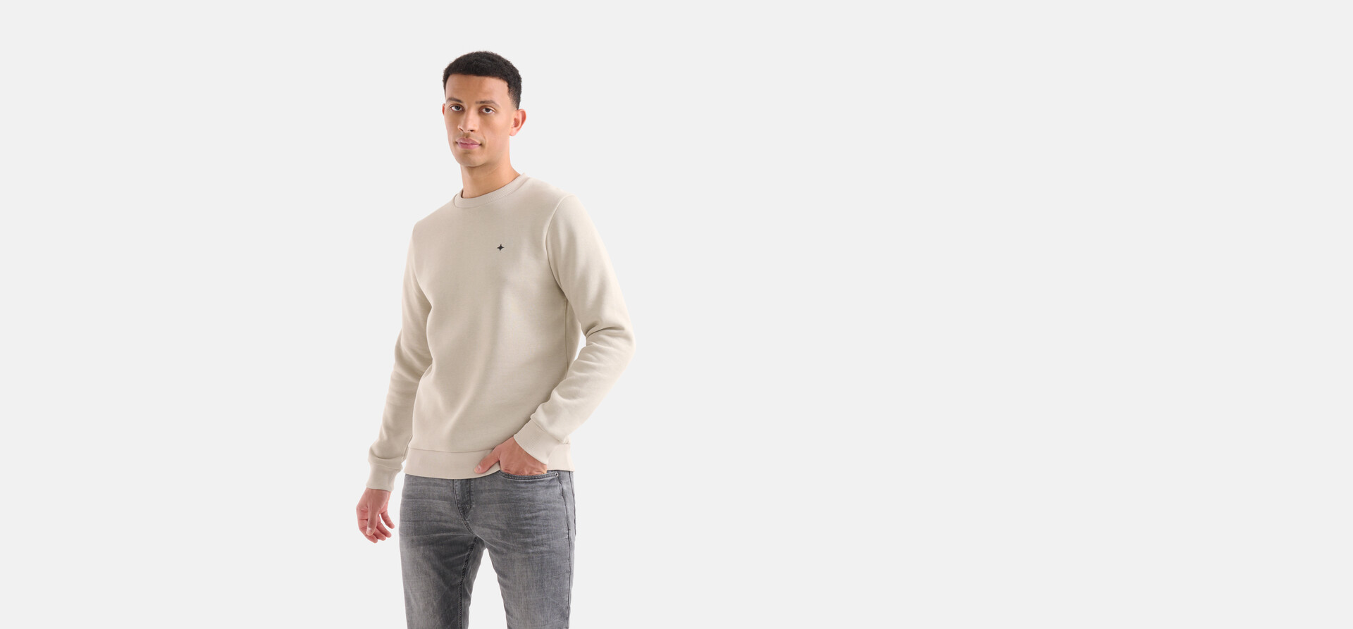 Sparkle Sweater Beige SHOEBY MEN