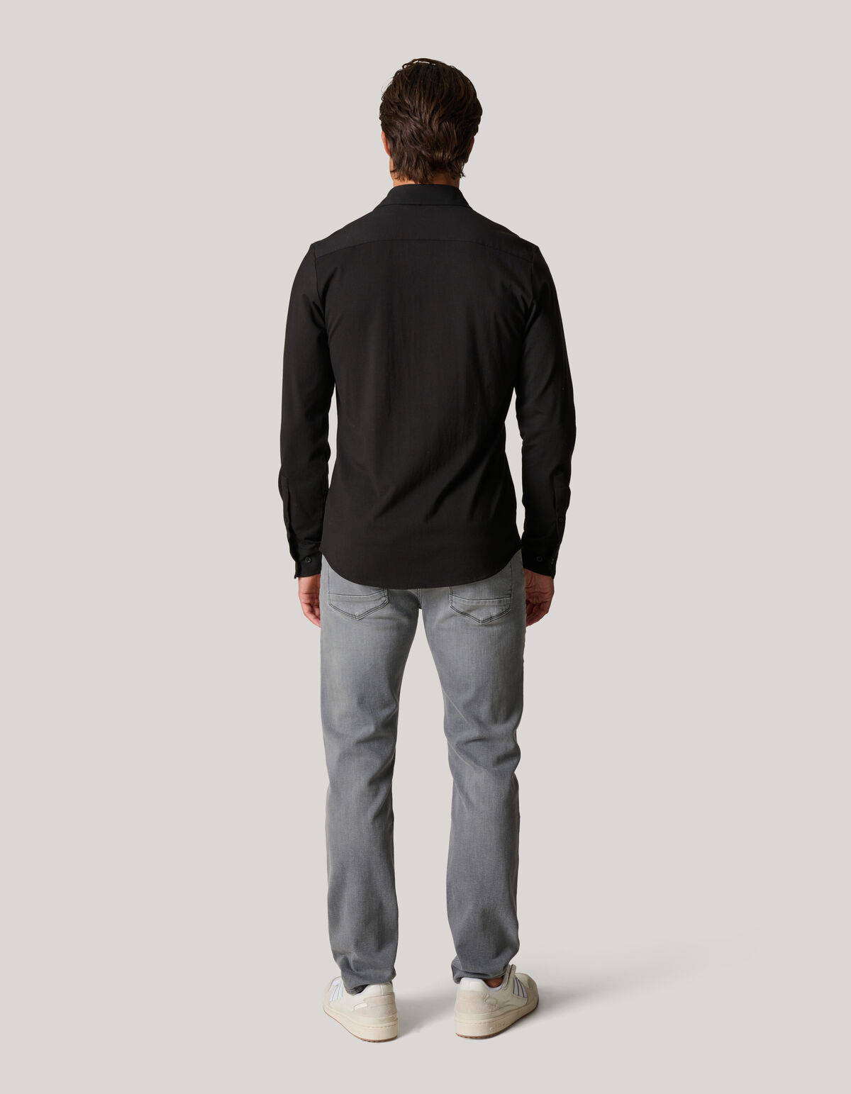 Jersey Overhemd Zwart SHOEBY MEN