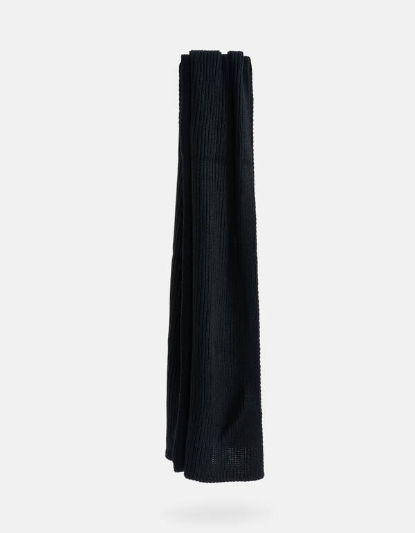 Gebreide Sjaal Zwart SHOEBY ACCESSOIRES