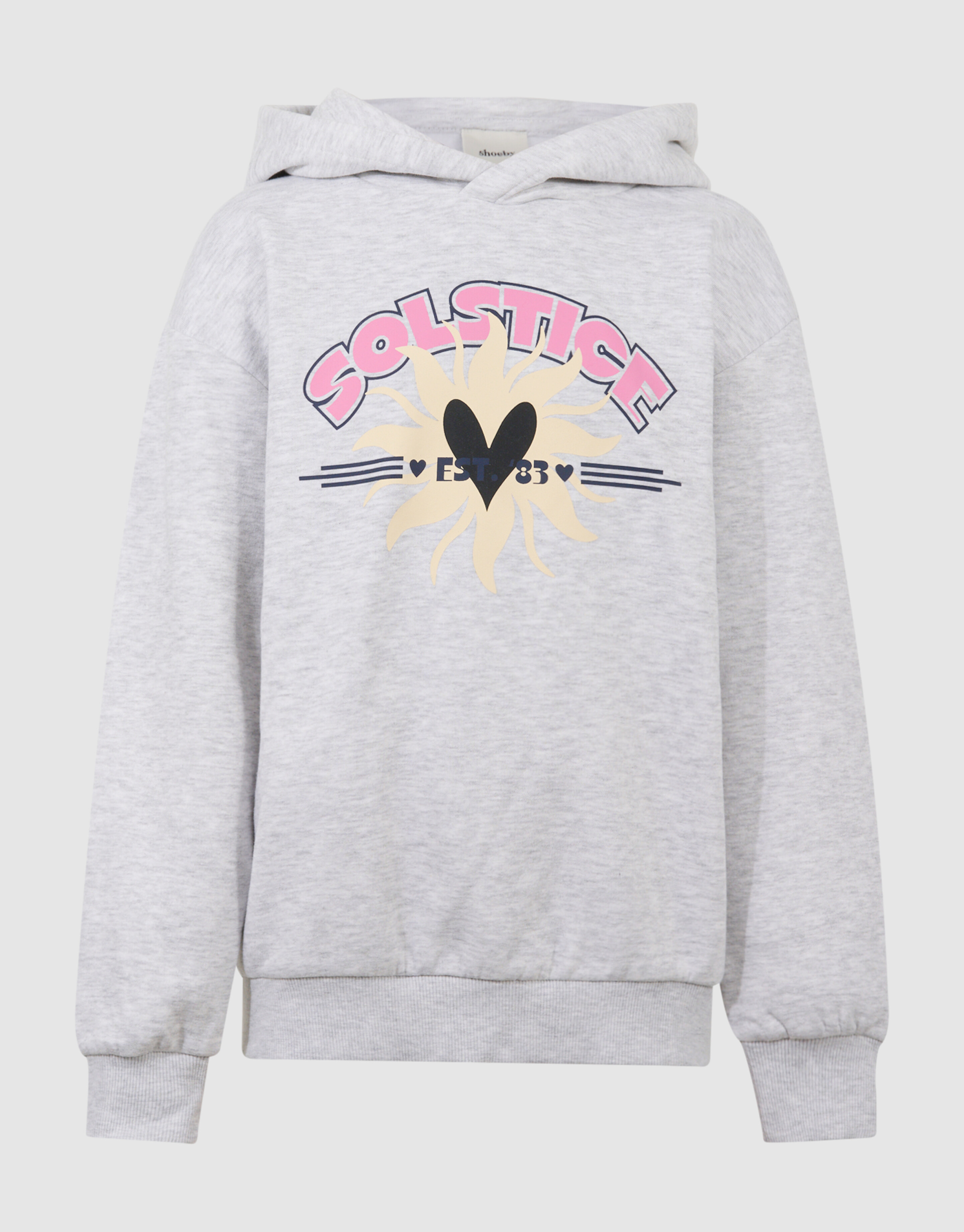 Solstice Artwork Hoodie Grijs SHOEBY GIRLS