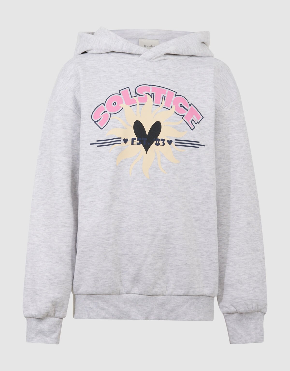 Solstice Artwork Hoodie Grijs SHOEBY GIRLS