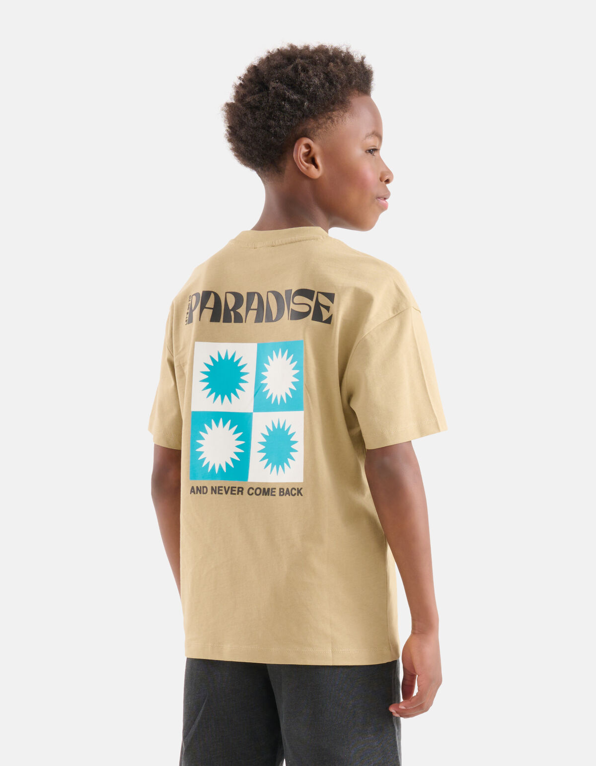 Artwork T-shirt Zand SHOEBY BOYS