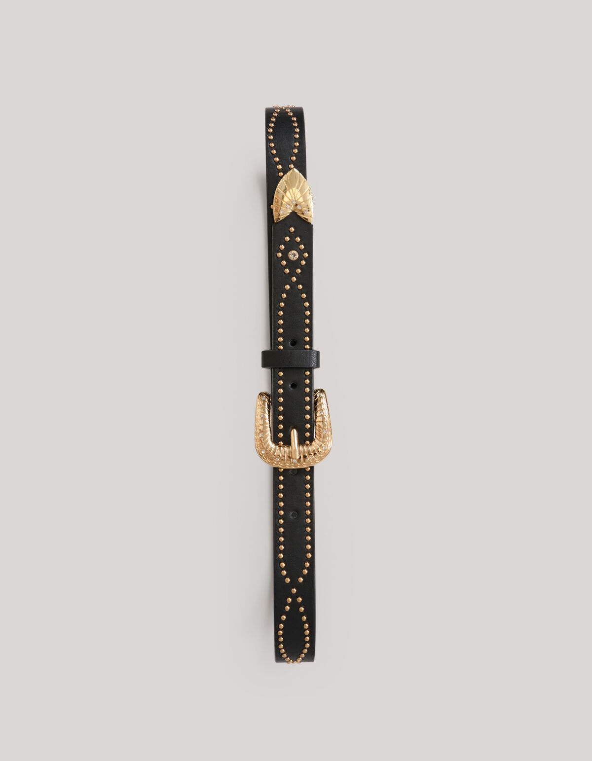 Studded Riem Zwart SHOEBY ACCESSOIRES