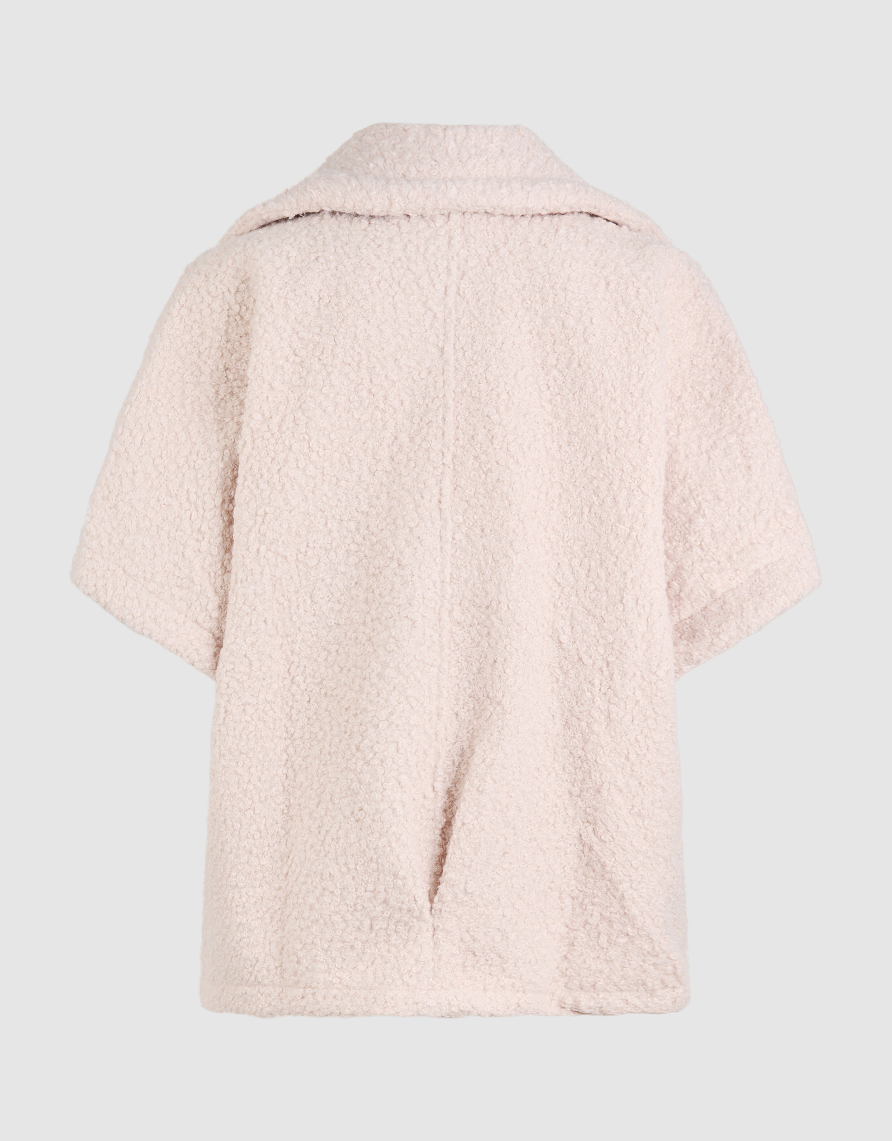 Oversized Teddy Gilet Gebroken Wit SHOEBY WOMEN