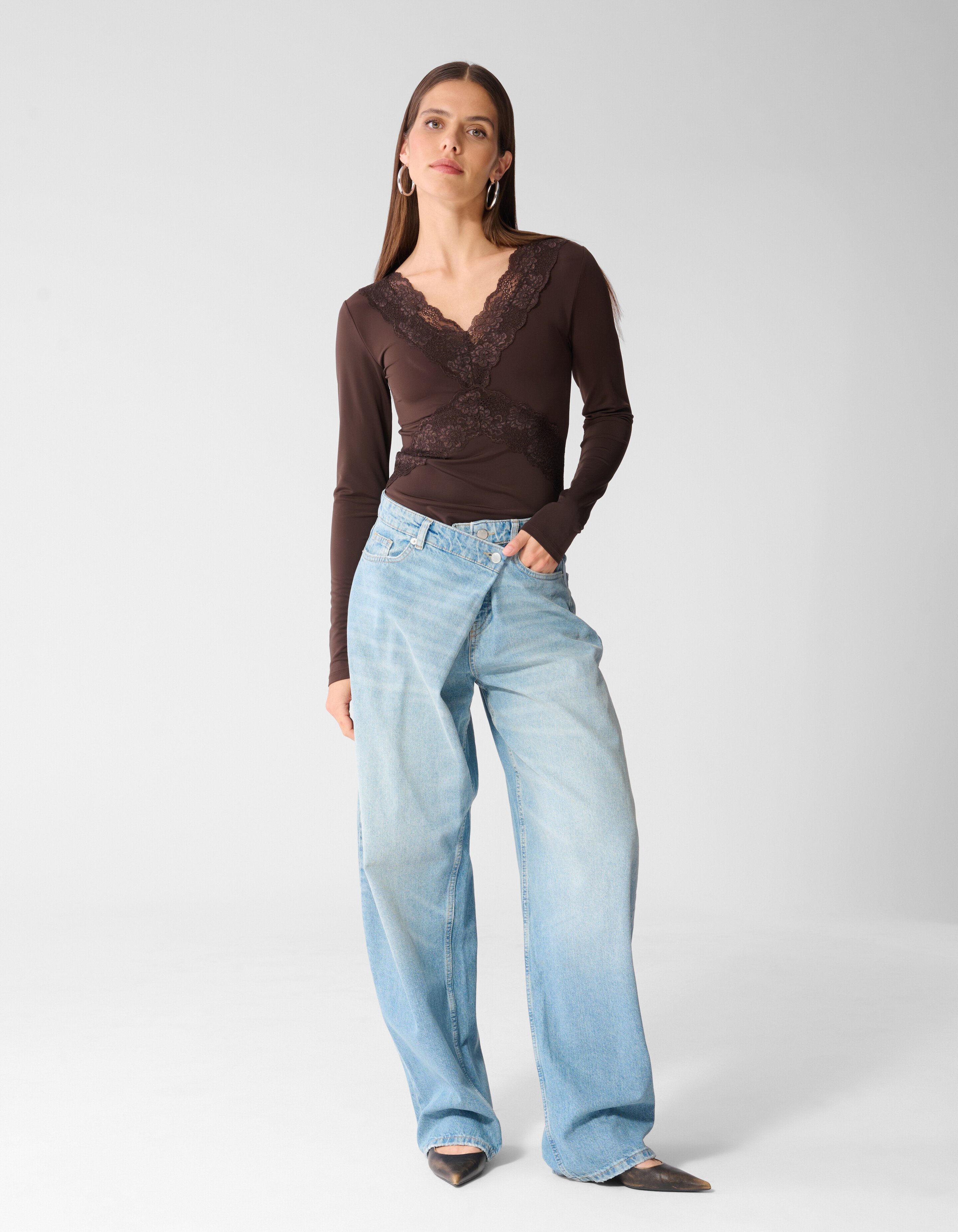 Kanten Mix Body Bruin SHOEBY WOMEN