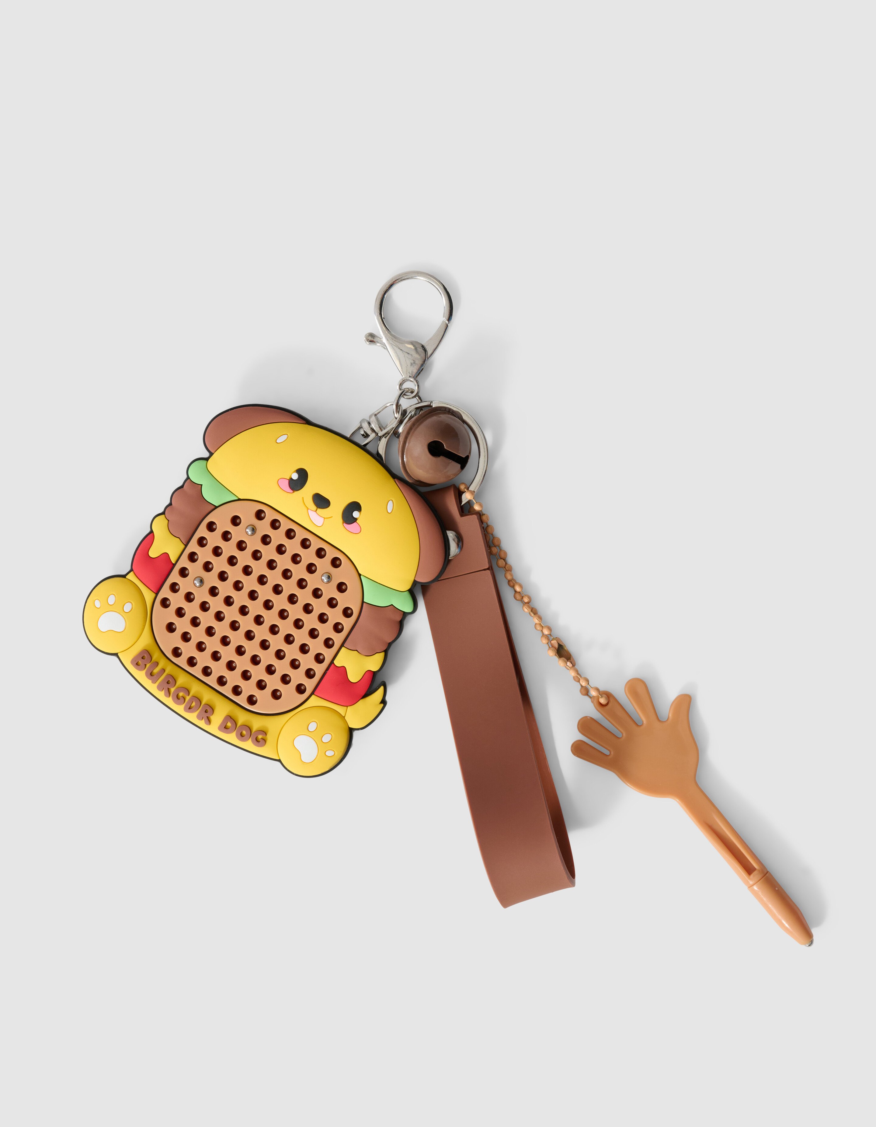 Burger Hond Sleutelhanger Bruin SHOEBY ACCESSOIRES