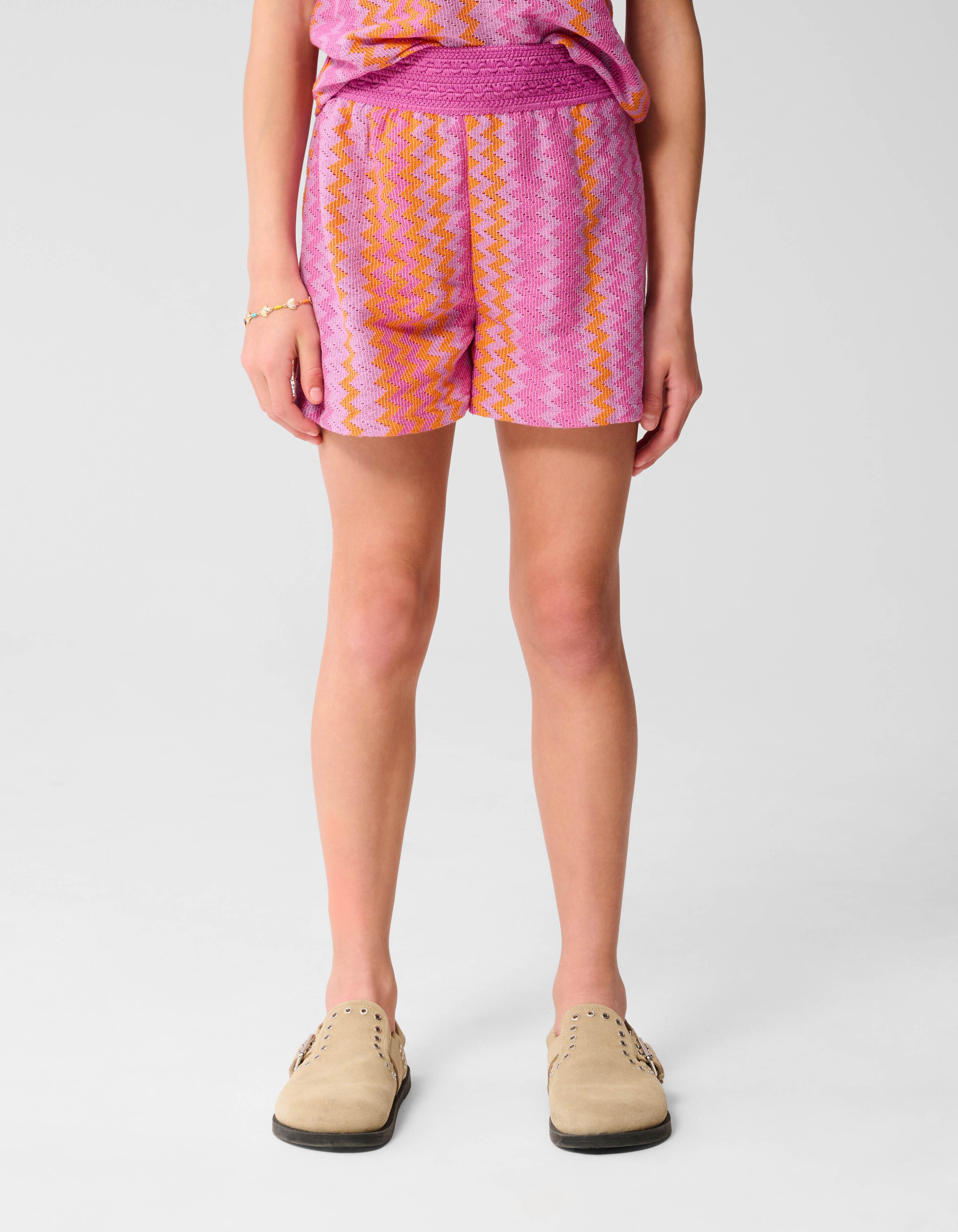 Zigzag Crochet Short Paars SHOEBY GIRLS