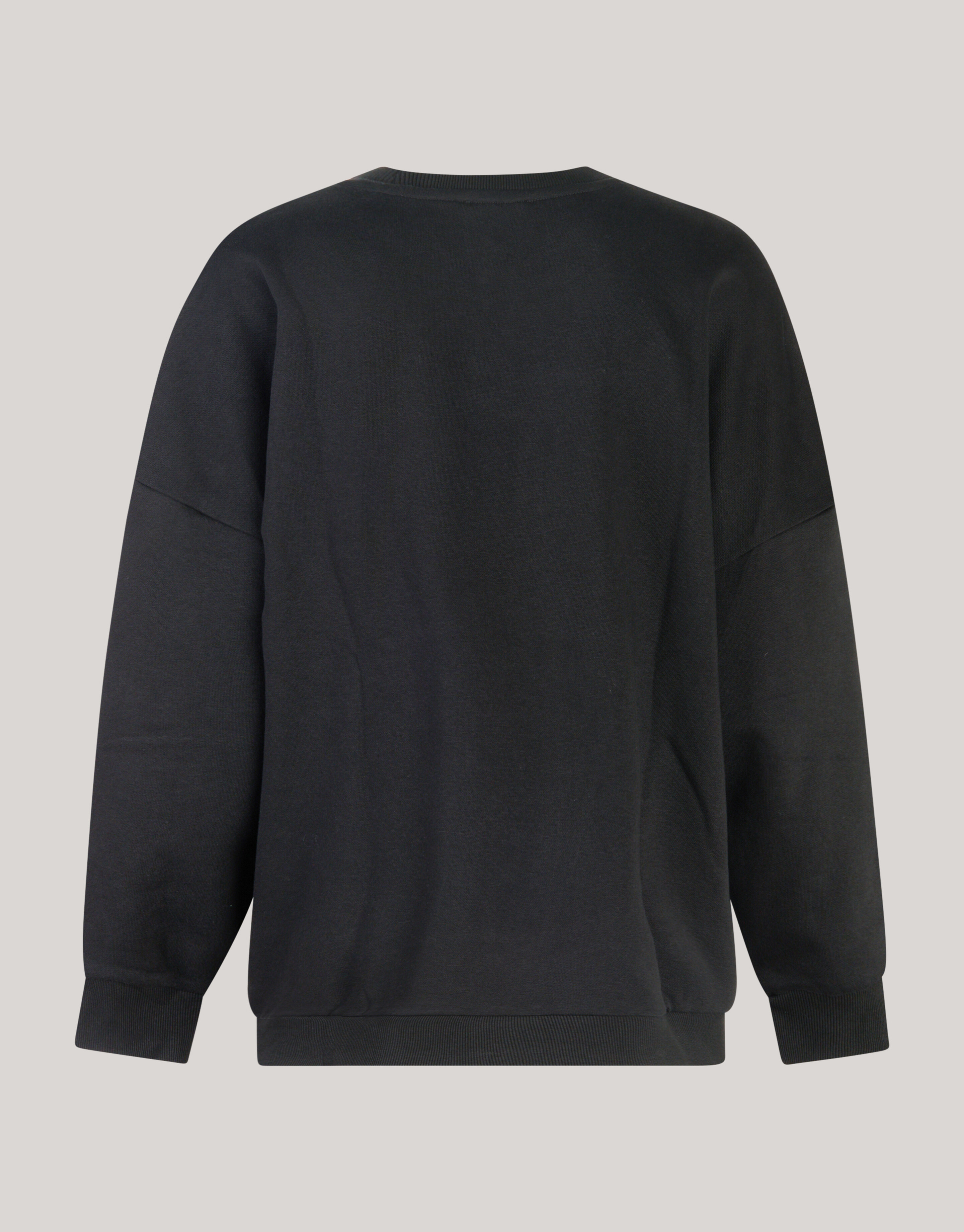 Strass Letter Sweater Zwart SHOEBY WOMEN