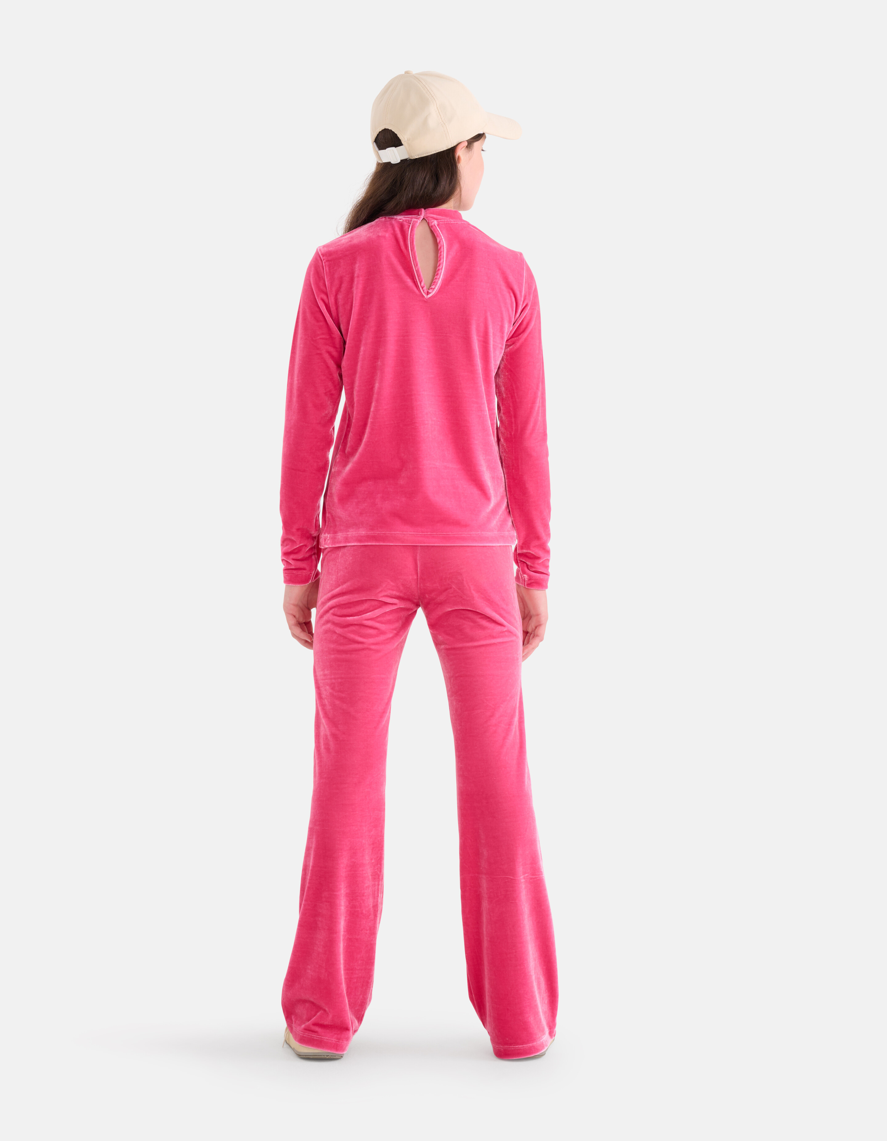 Velvet Top Roze SHOEBY GIRLS