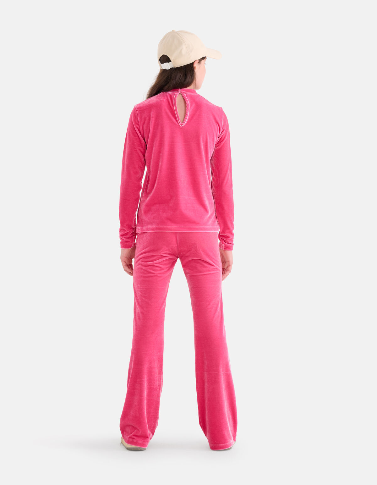 Velvet Top Roze SHOEBY GIRLS