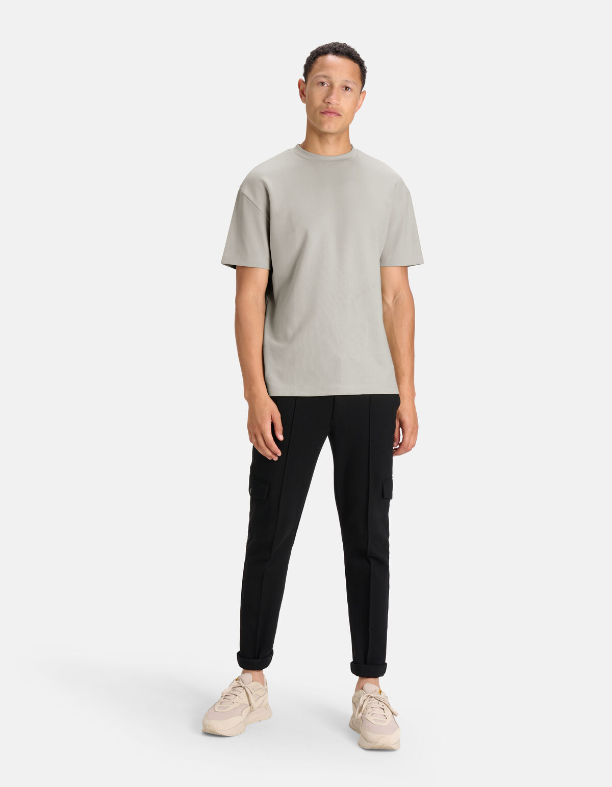 Relaxed Fit T-shirt Beige SHOEBY MEN