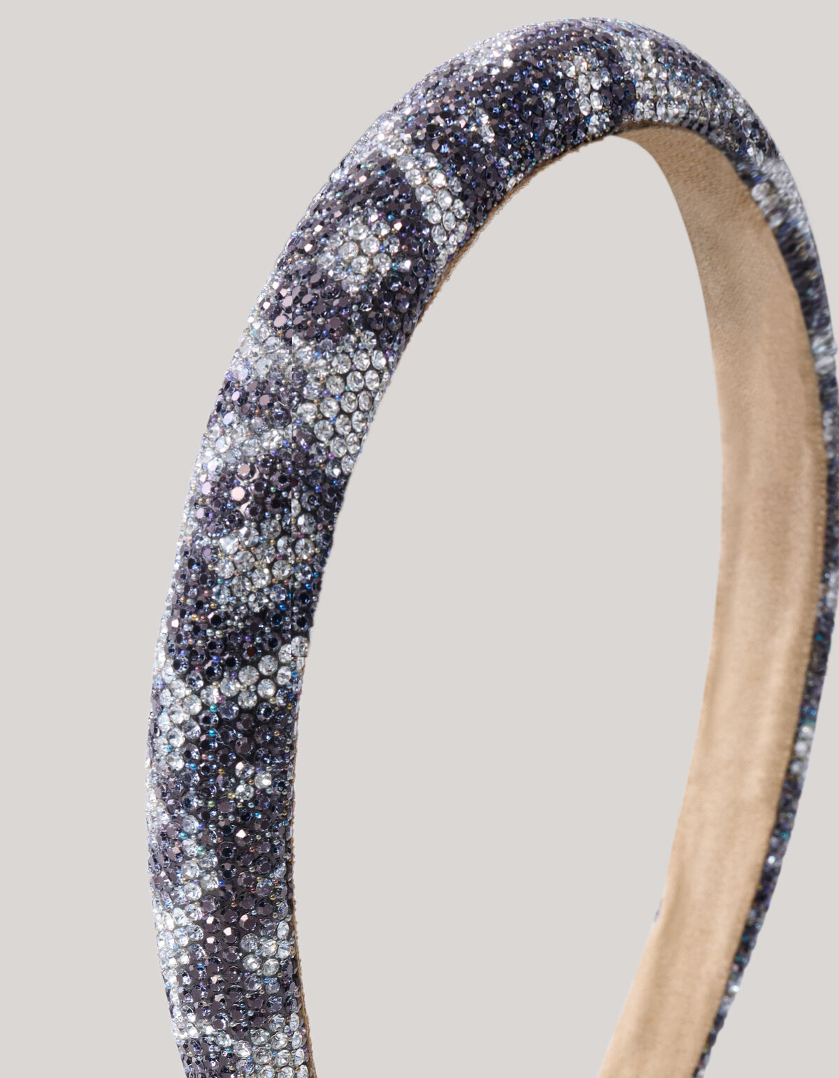 Strass Leopard Haarband Bruin SHOEBY ACCESSOIRES