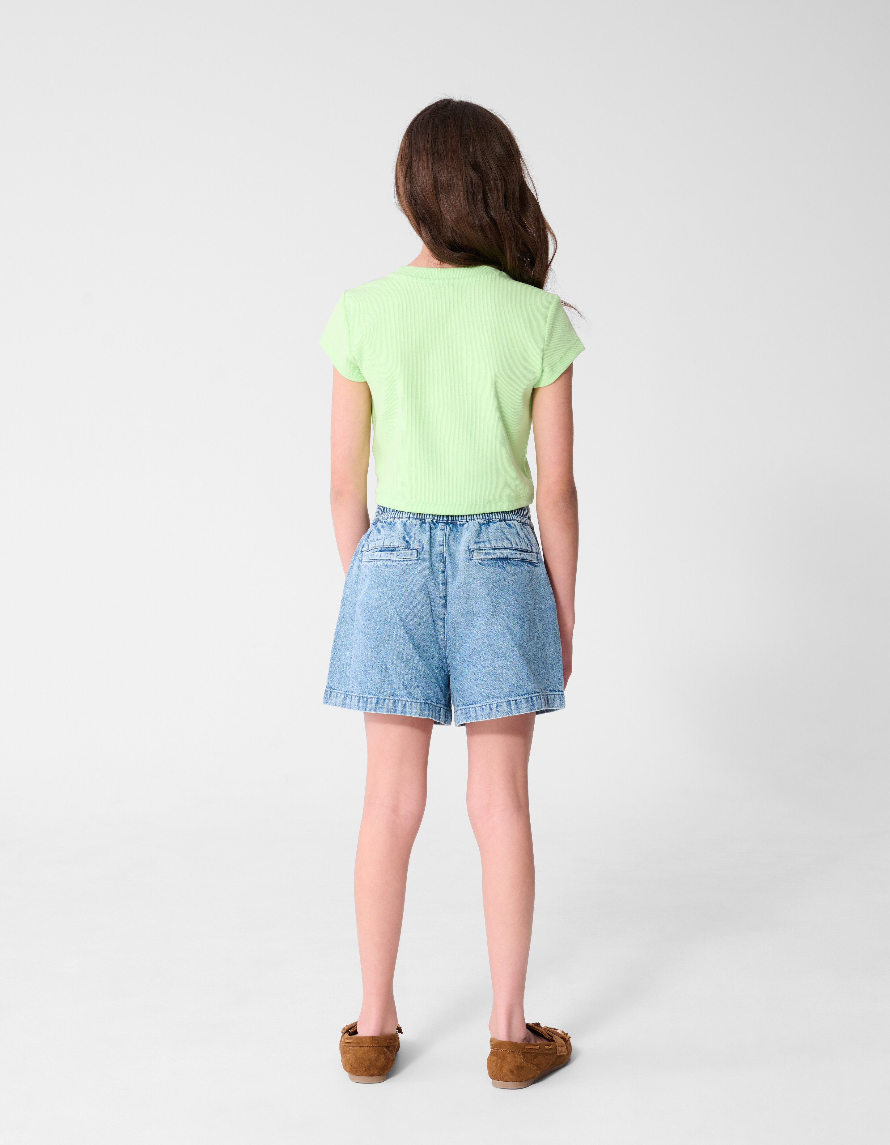 Charm Denim Short Blauw SHOEBY GIRLS