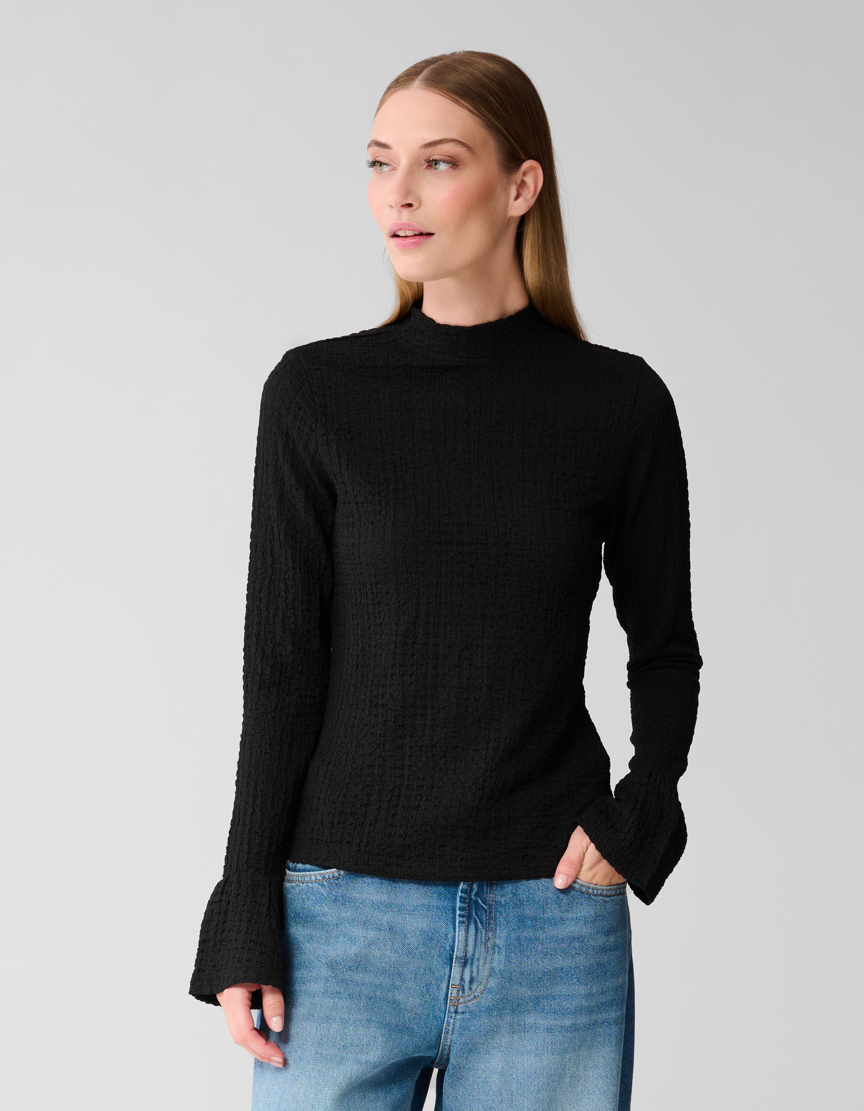 Structuur Top Zwart SHOEBY WOMEN