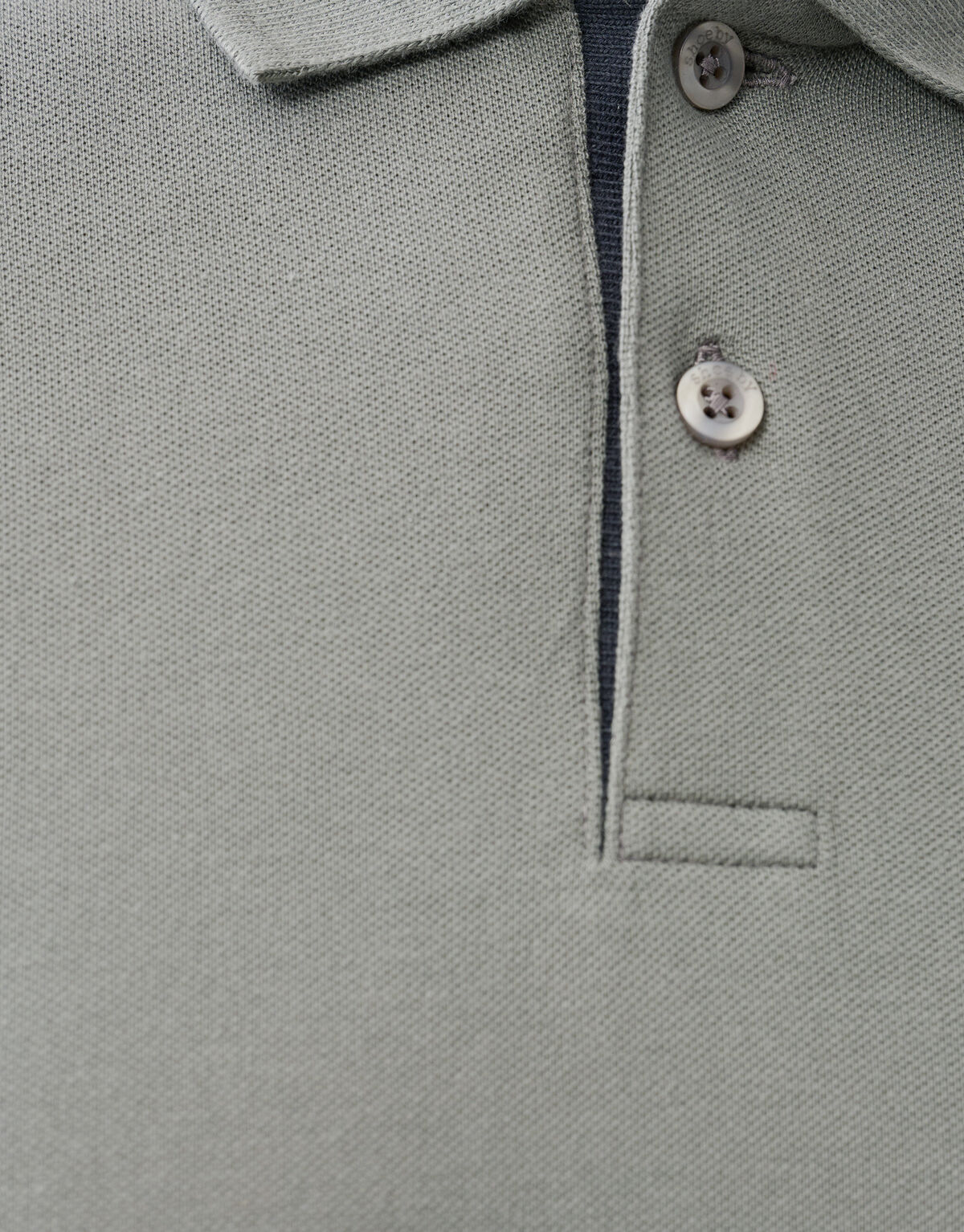 Pique Polo Donkergroen SHOEBY MEN