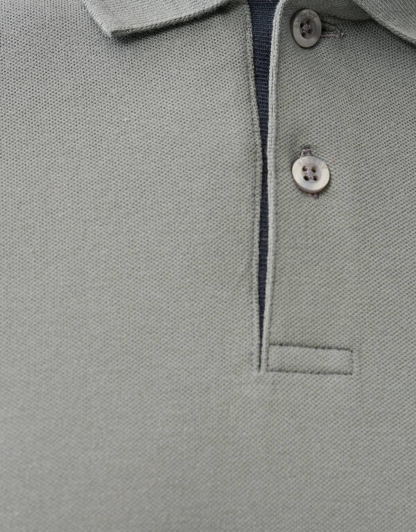 Pique Polo Donkergroen SHOEBY MEN