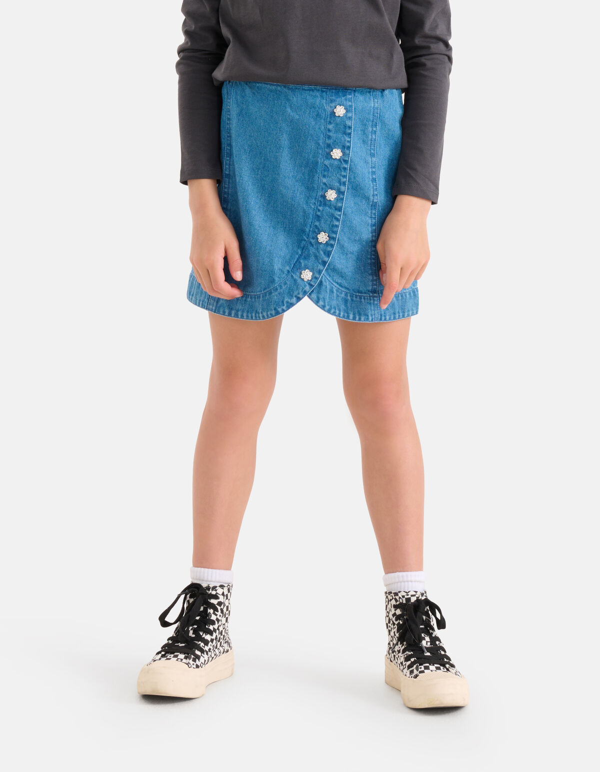 Denim Rok Blauw SHOEBY GIRLS