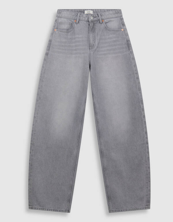 Baggy Fit Jeans Lichtgrijs SHOEBY WOMEN