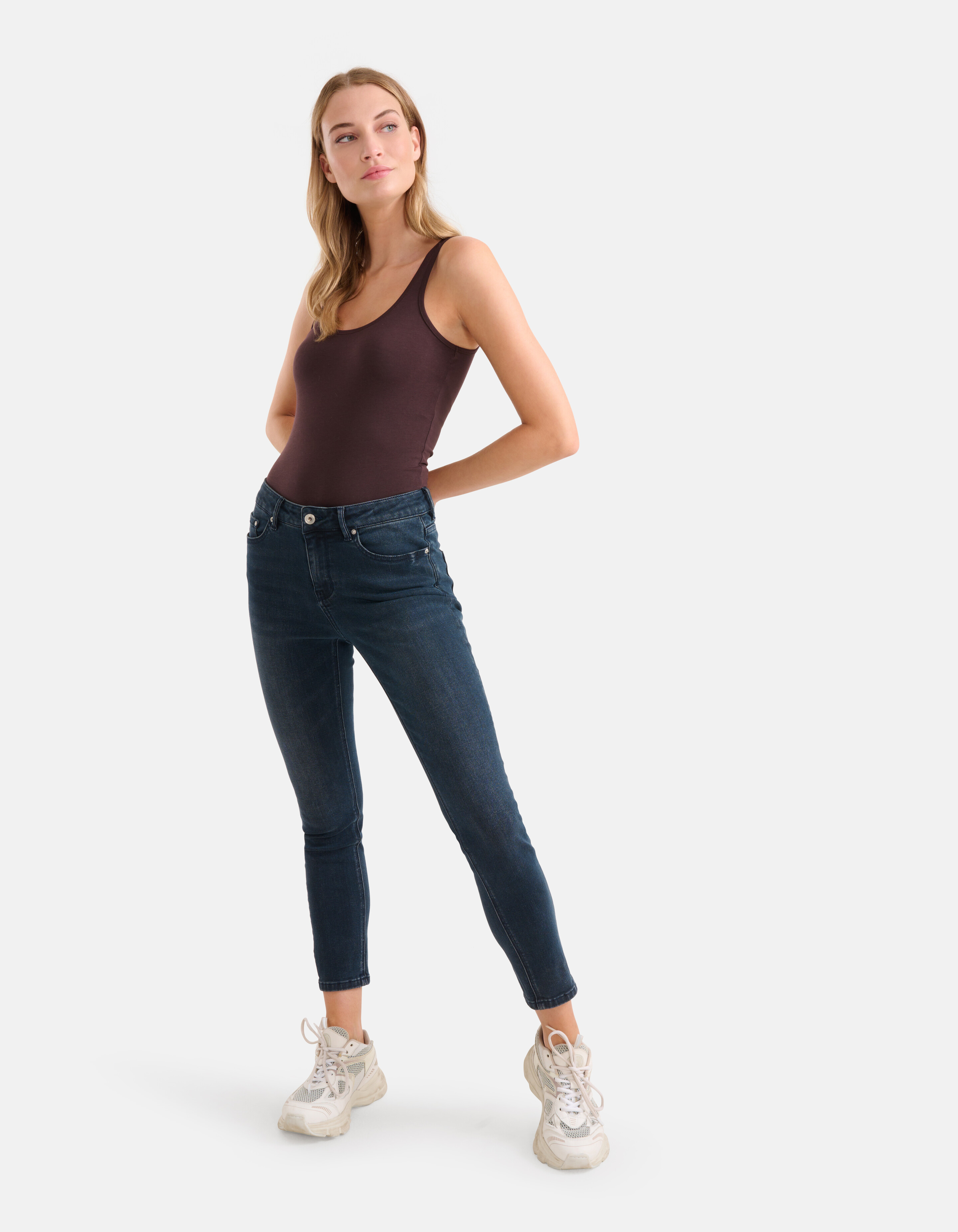 Skinny Jeans Blauw/Zwart L28 SHOEBY WOMEN