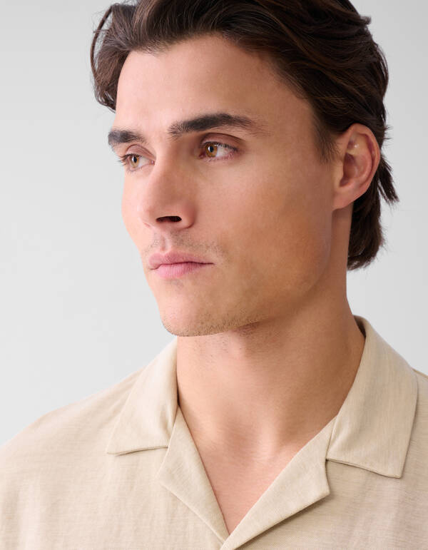 Pique Shirt Zand SHOEBY MEN