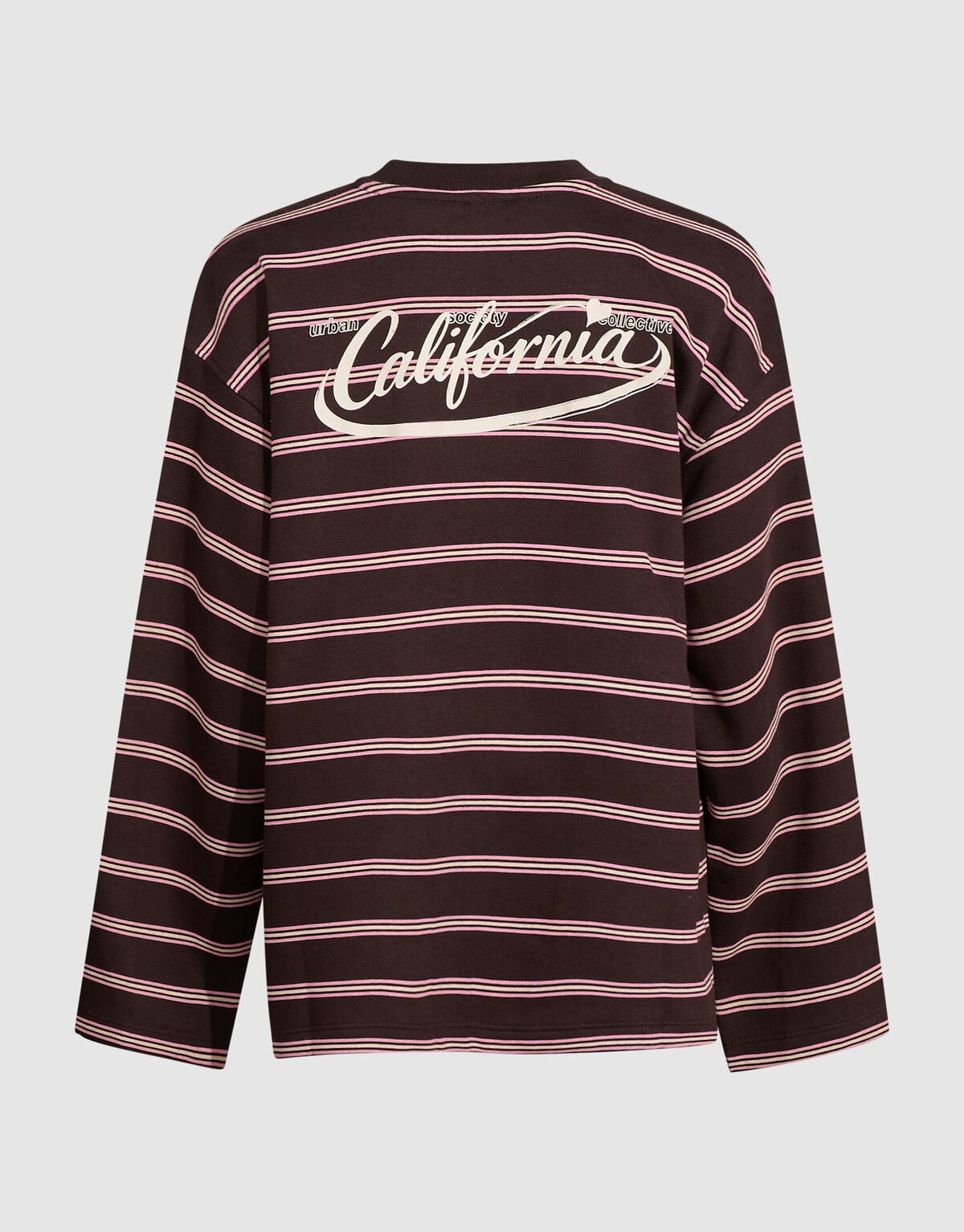 Oversized Gestreepte Sweater Bruin SHOEBY GIRLS