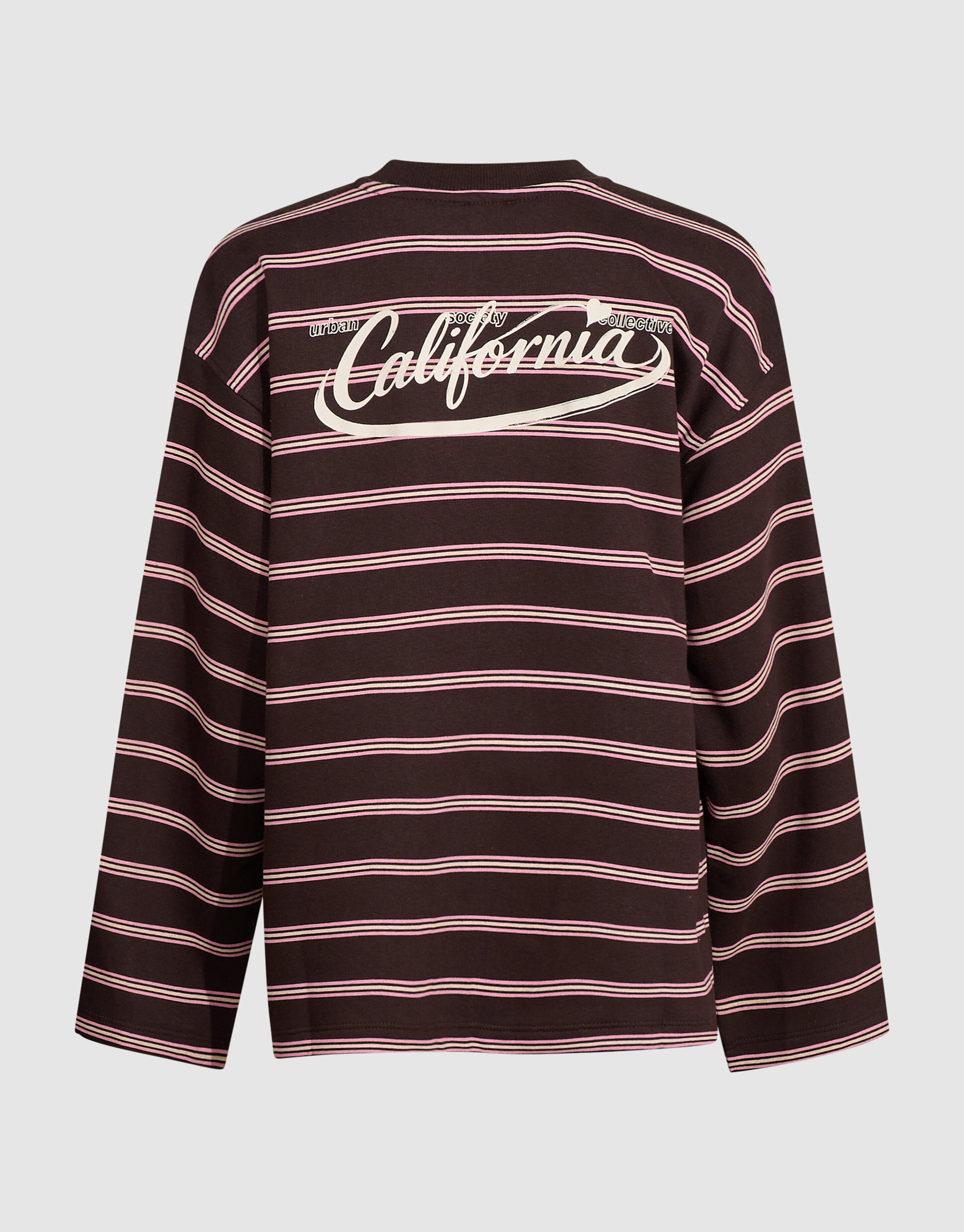 Oversized Gestreepte Sweater Bruin SHOEBY GIRLS