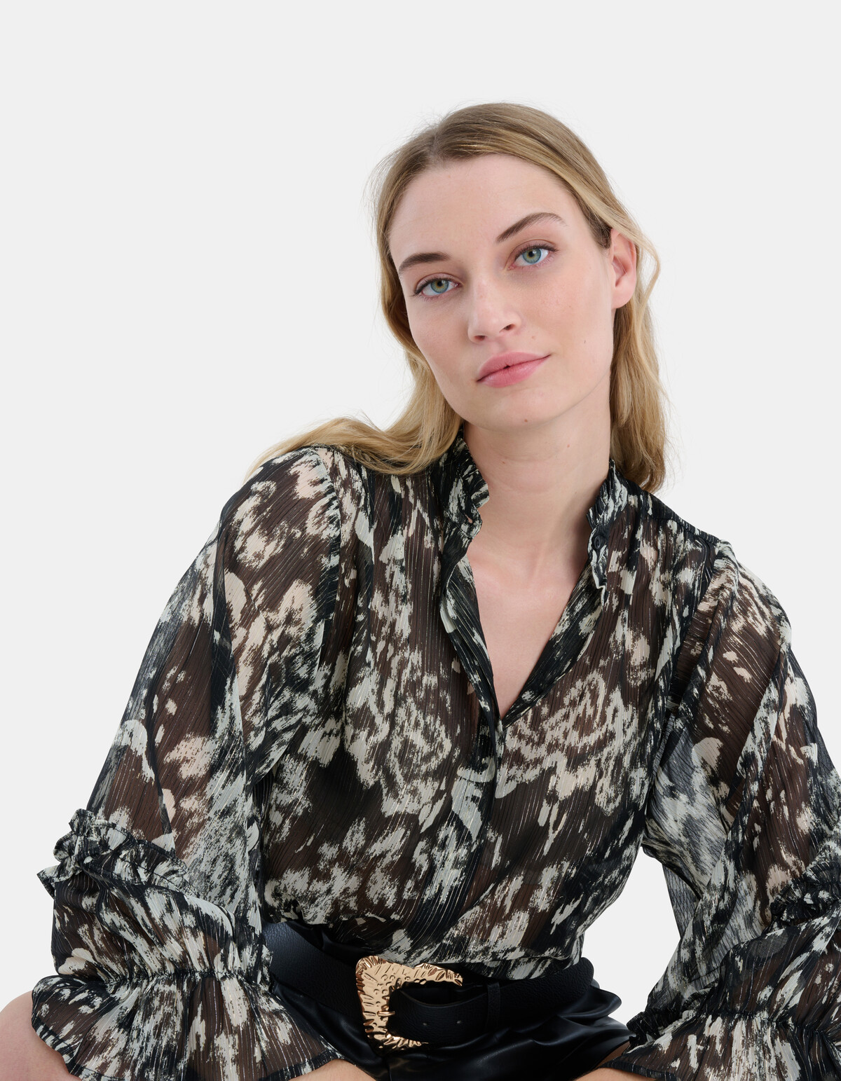 Glam Chiffon Blouse By Fred EKSEPT