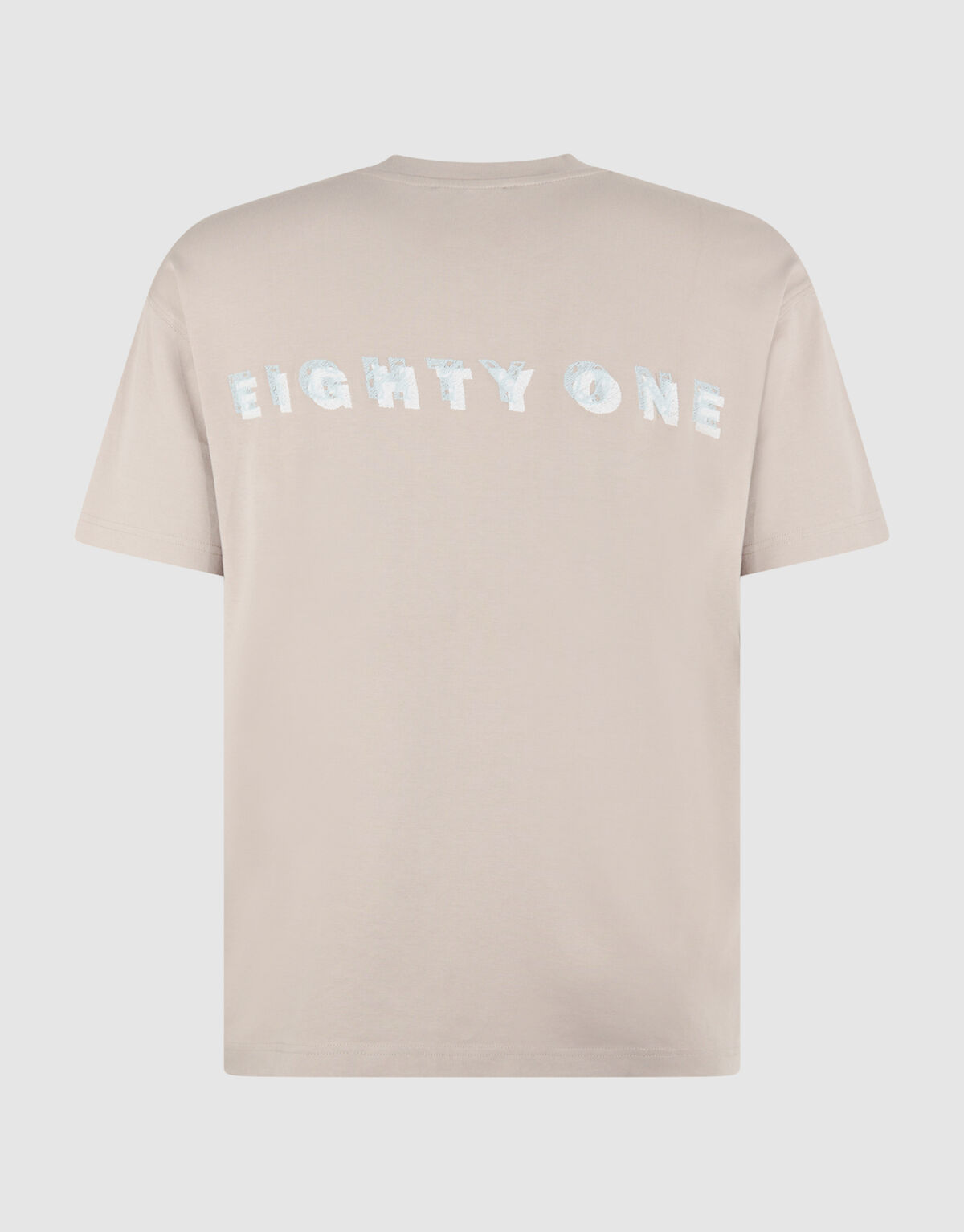 Spark Embroidery T-shirt Lichtbruin SHOEBY MEN