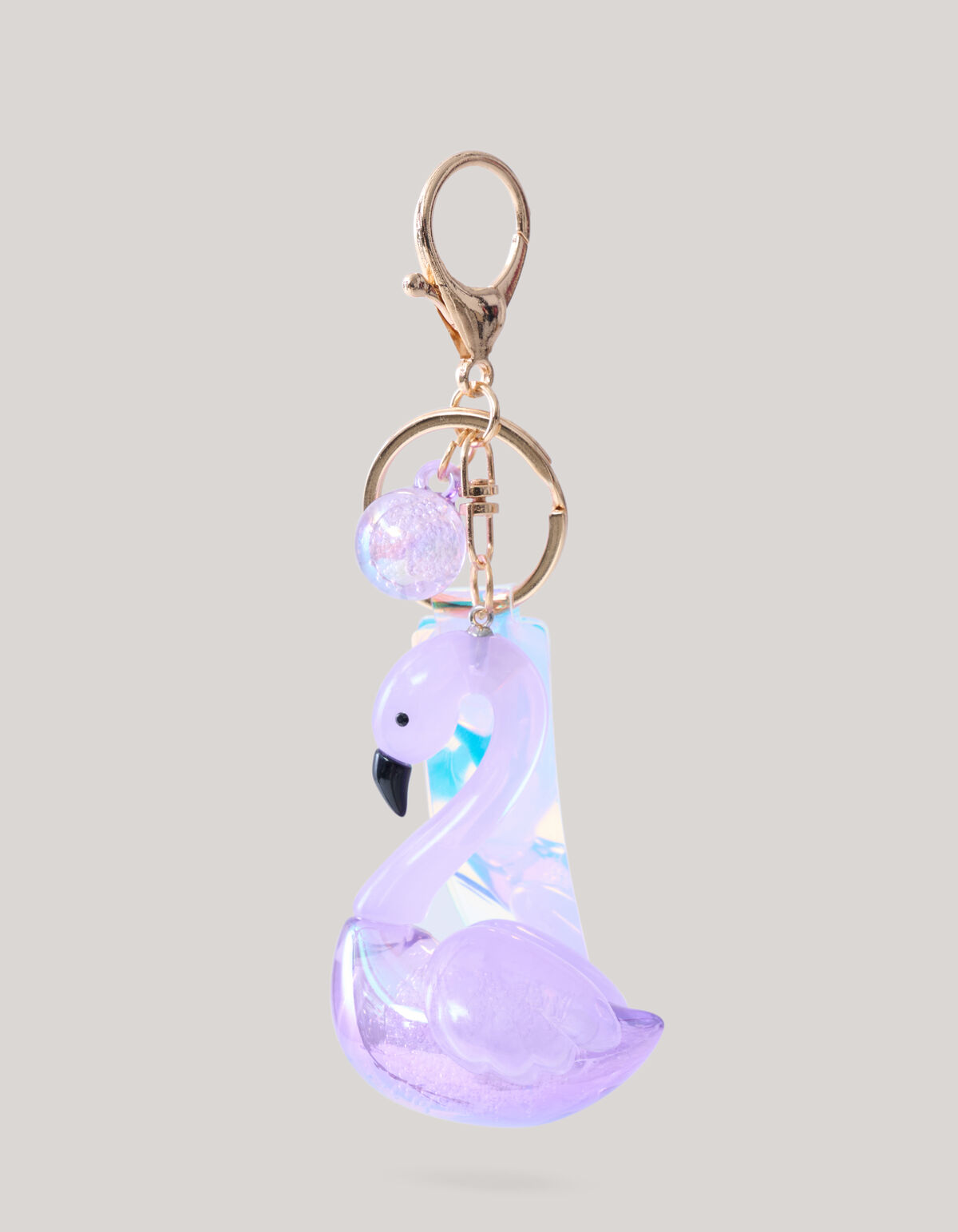 Zwaan Sleutelhanger Paars SHOEBY ACCESSOIRES