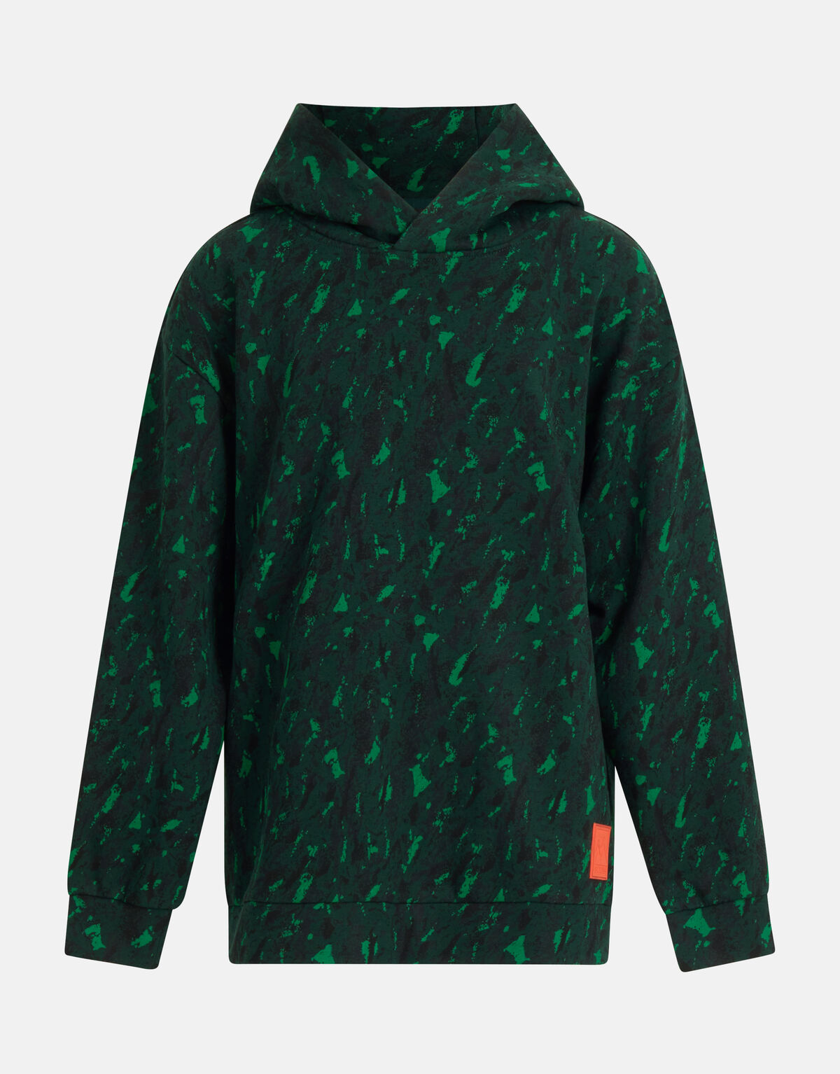 Printed Hoodie Donkergroen SHOEBY BOYS