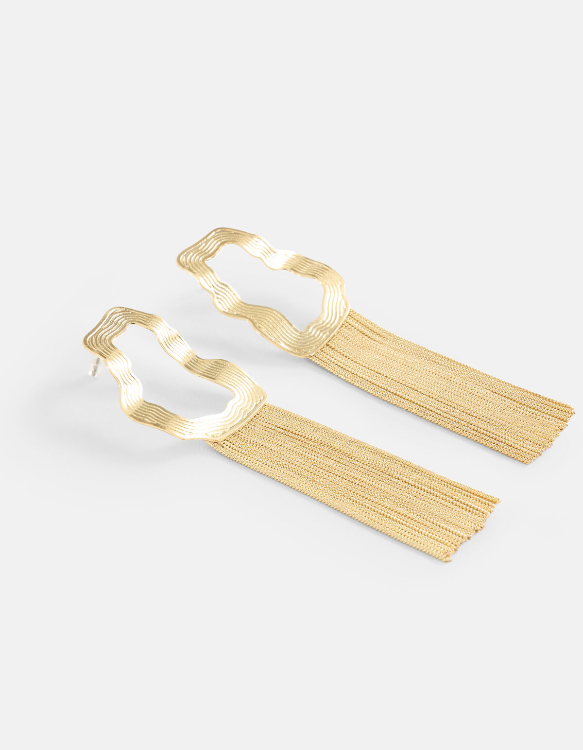 Wavy Fringes Oorbellen Goud SHOEBY ACCESSOIRES