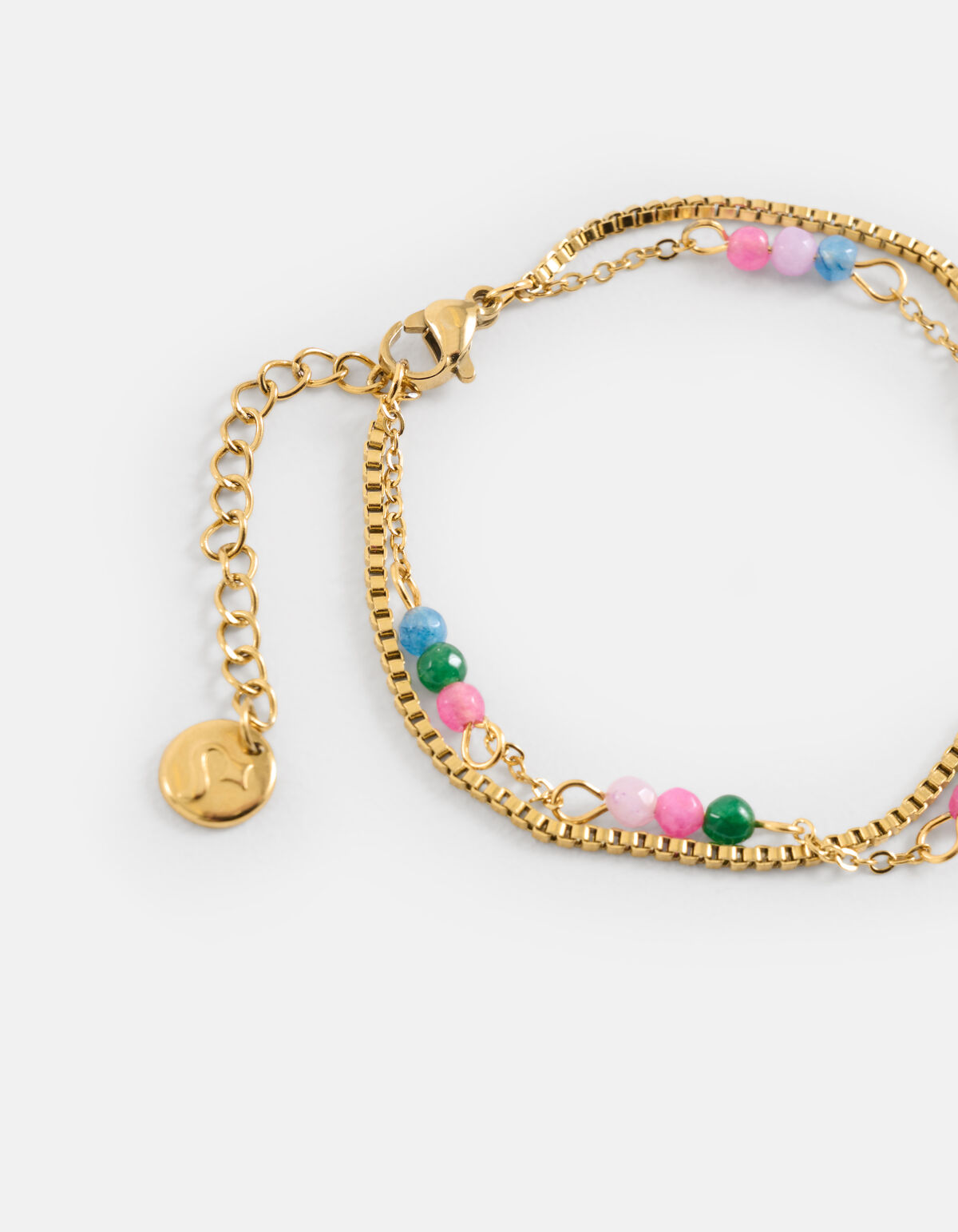 Dubbele Chain Armband Goud SHOEBY ACCESSOIRES